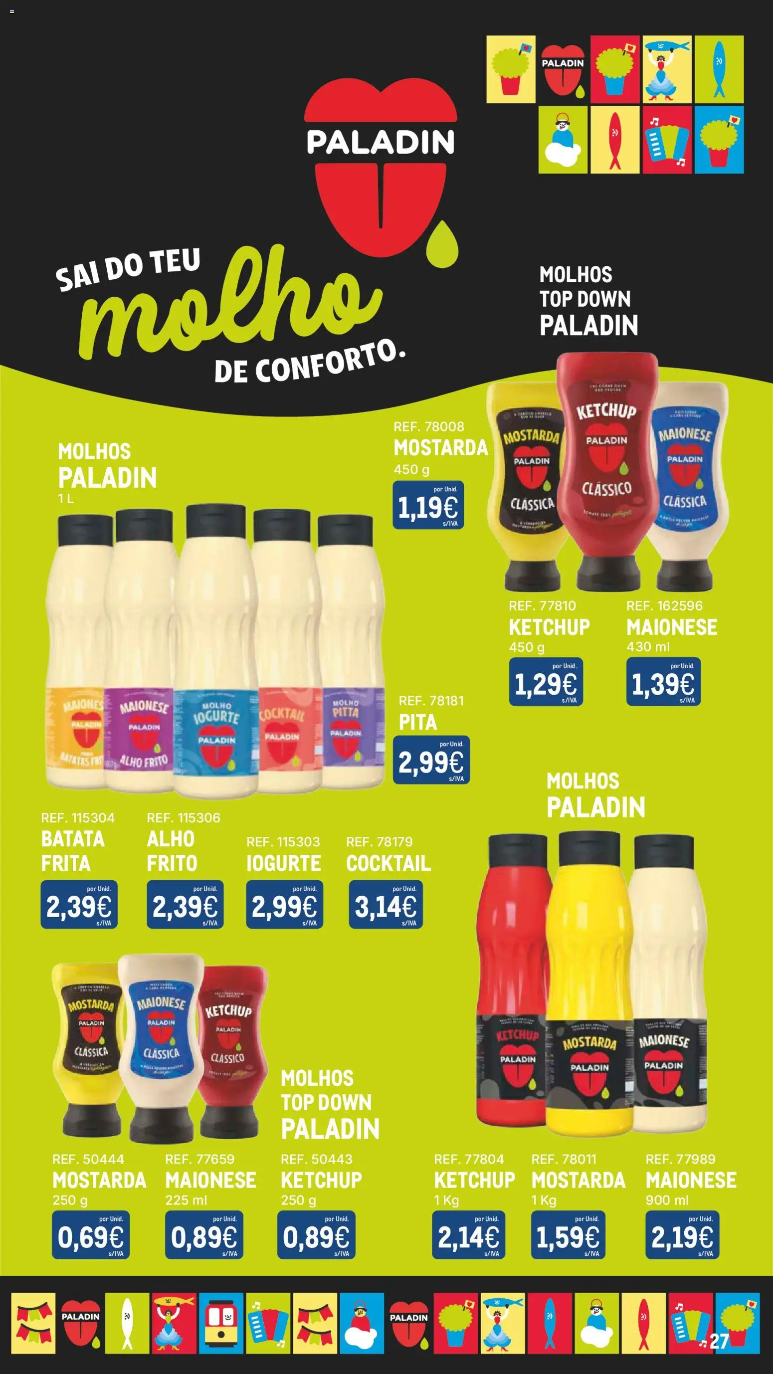 Makro Os Convocados │ válido de 26.05.2026 | Página: 27 | Produtos: Batata, Iogurte, Maionese, Ketchup