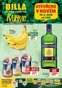 Náhled letáku Billa leták - Rajhrad od 10.06.2026