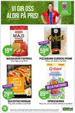 Forhåndsvisning av PIZZABUNN SURDEIG PRIME, 500 g, 2-pk. Quelli gyldig fra 06/07/2026 | Side: 3