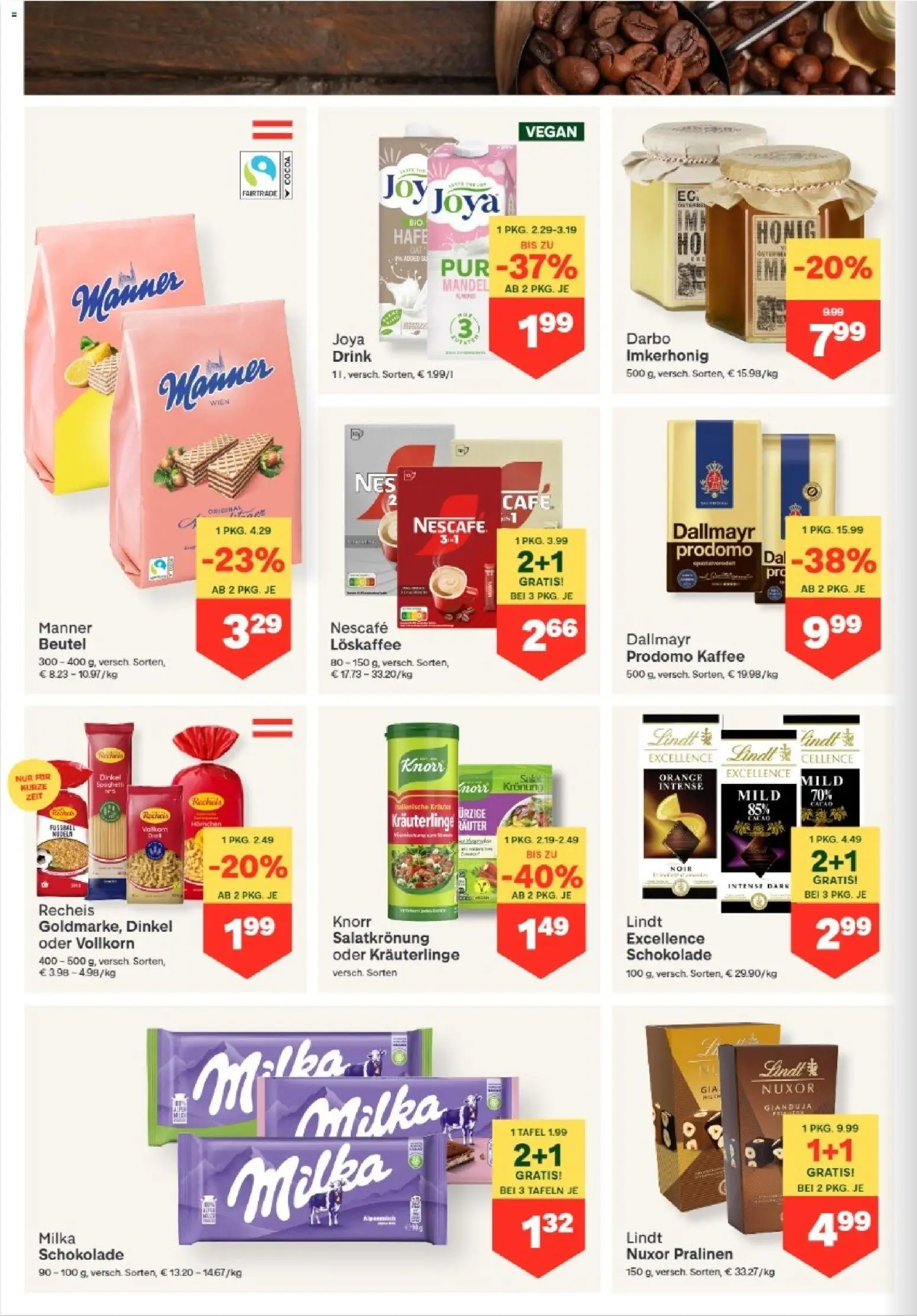 MPREIS Lenzing gültig ab 21.05.2026 | Seite: 6 | Produkte: Salat, Kaffee, Schokolade