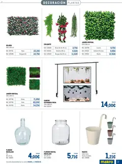 Vista previa Makro - Especial Terrazas válido desde el 09.03.2026 | Página: 37 | Productos: Florero, Mesa, Maceta