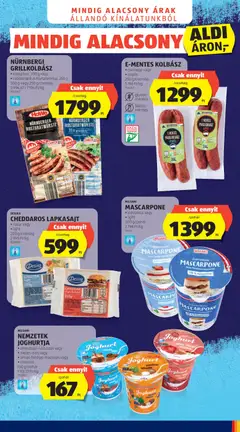 MILSANI MASCARPONE, klasszikus vagy light, 500 g/pohár - amely érvényes a következő dátumtól: 21.05.2026 | Oldal: 3