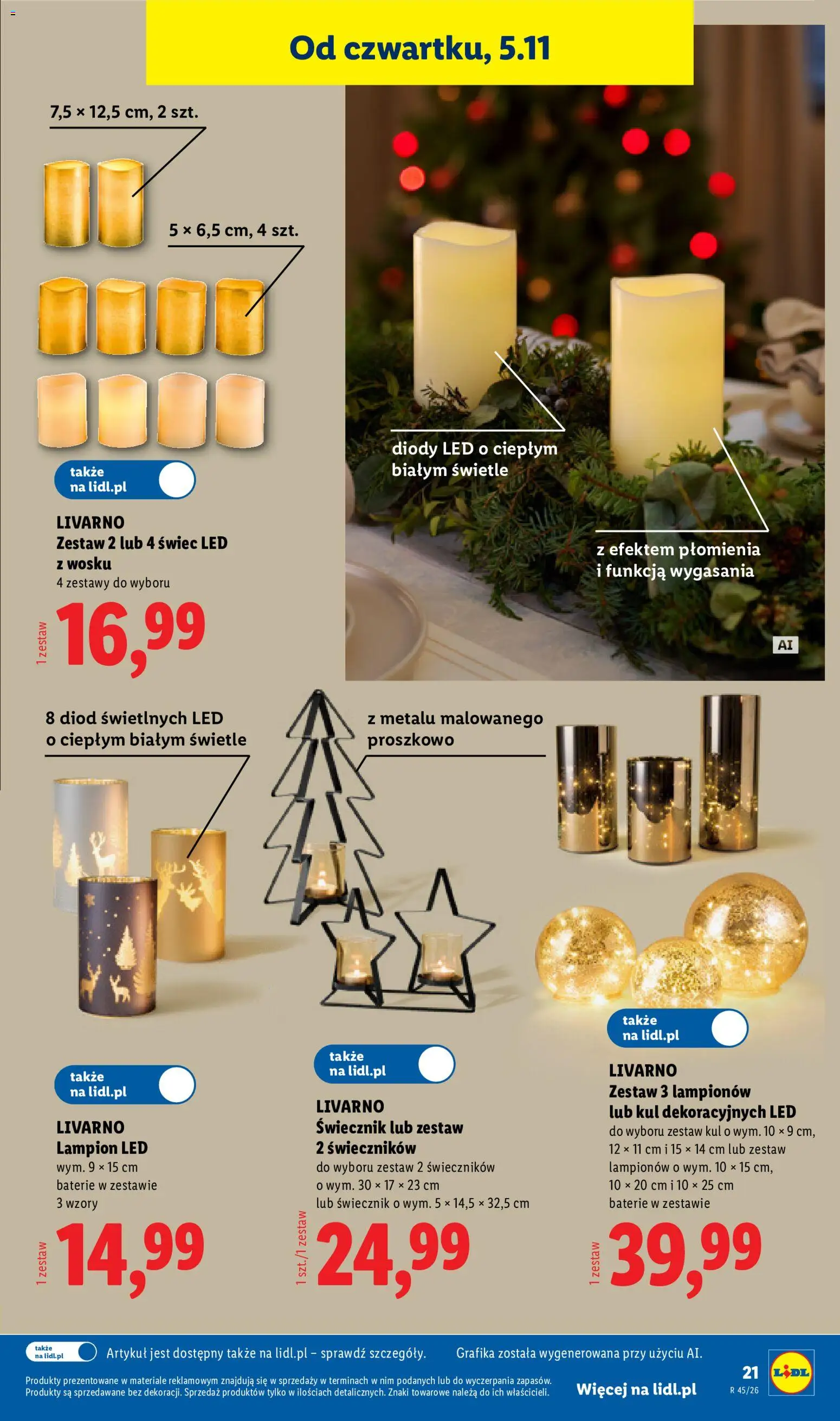 Lidl Polsko katalog od 02.11.2026 | Strana: 27 | Produkty: Lampión, Baterie, LED