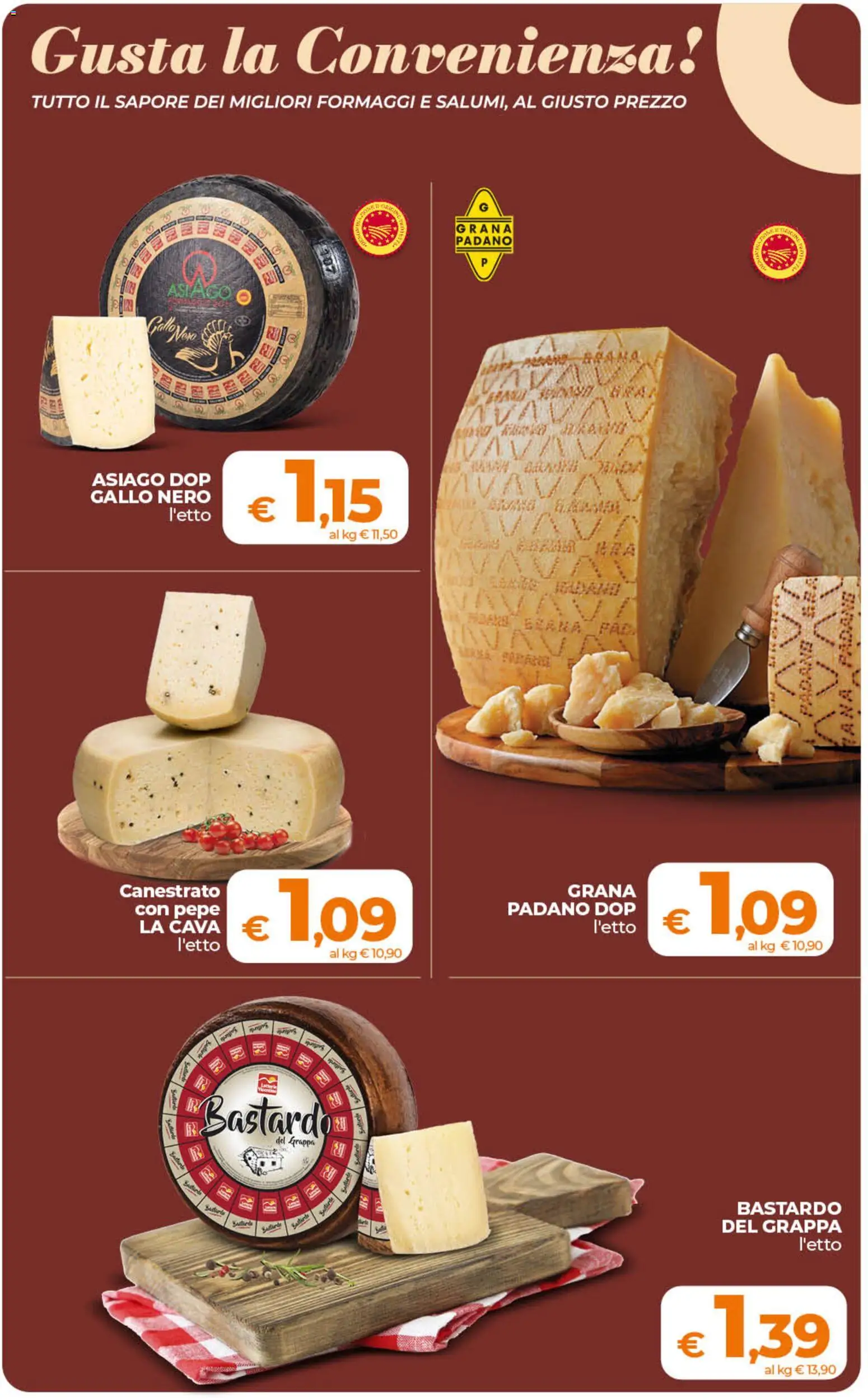 Volantino Ipercoop del 18.06.2026 | Pagina: 17 | Prodotti: Pepe, Grana Padano, Grappa