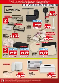 Pogląd oferty "LIVARNO Szczotka do WC, Szczotka do WC" - ważna od 10.09.2026 | Strona: 11 | Produkty: Karta, Dywanik łazienkowy, Chusteczki higieniczne, Szczotka