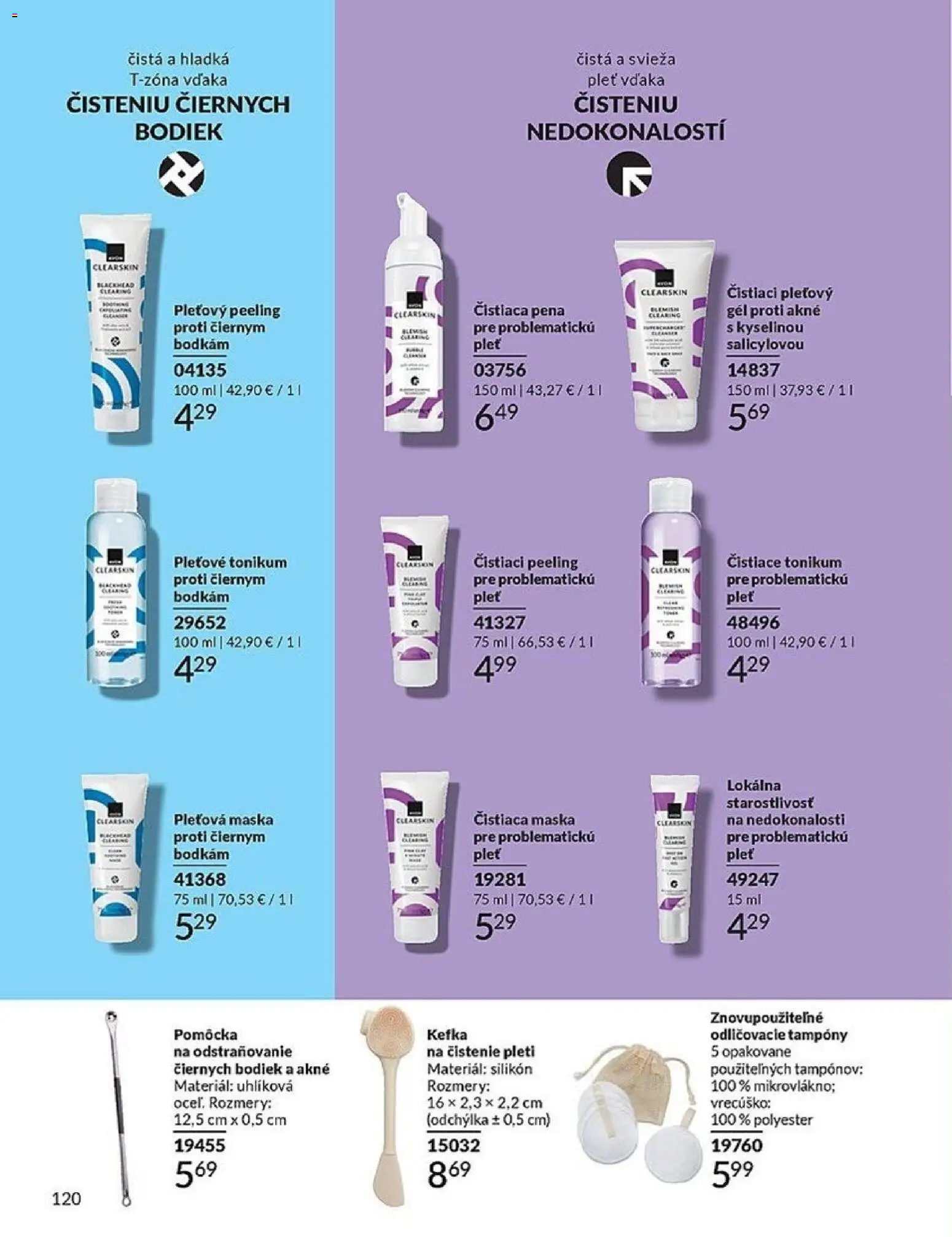 Nové Avon akcie – leták je platný od 01.06.2026 | Strana: 120 | Produkty: Maska, Peeling