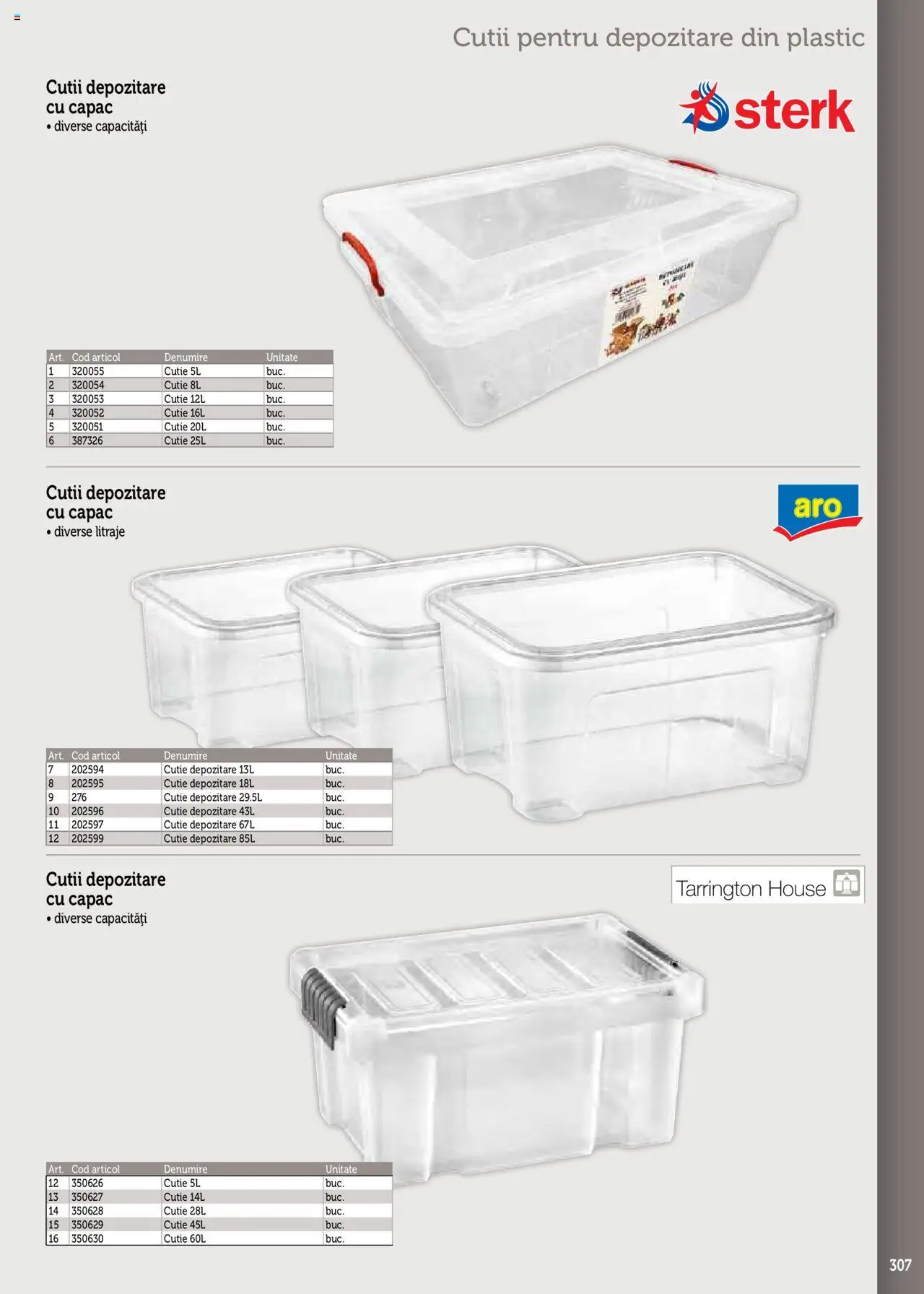 Noul catalog Metro – valabil de la 17.09.2025 | Pagină: 307 | Produse: Cutie, Depozitare