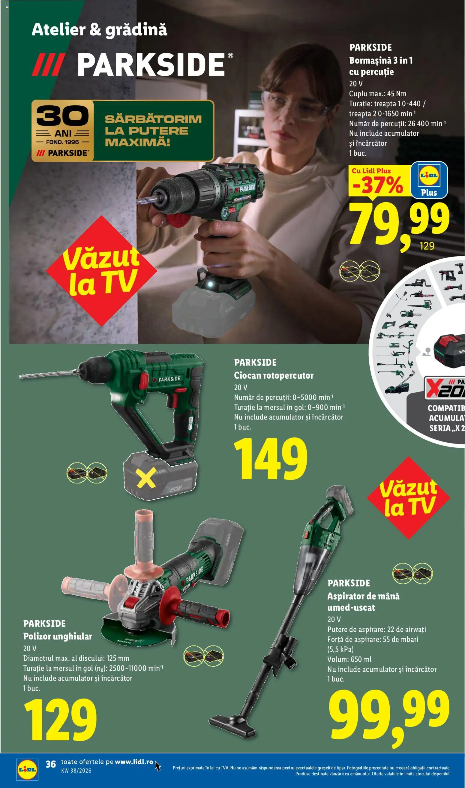 Noul catalog Lidl – valabil de la 14.09.2026 | Pagină: 36