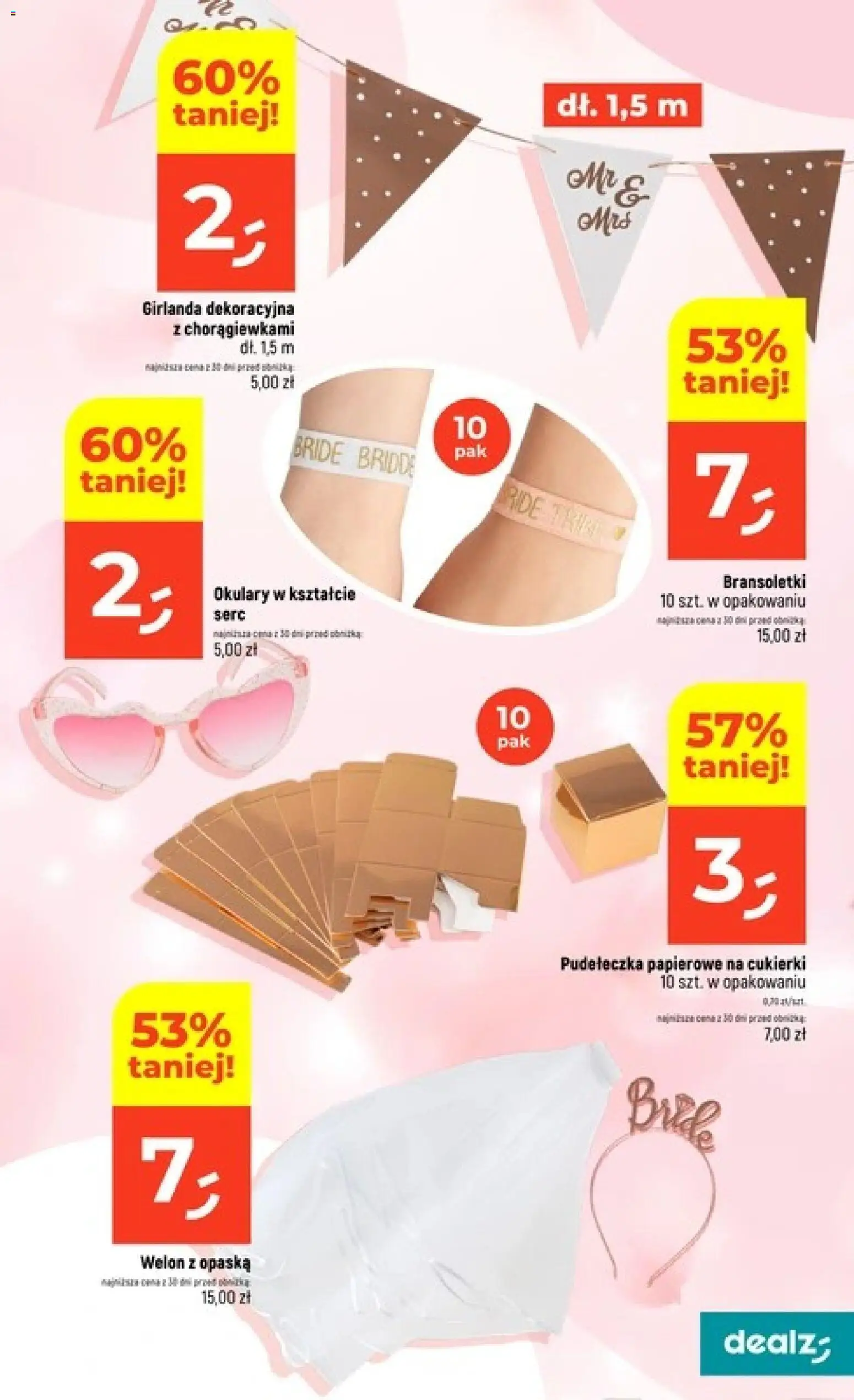 Dealz gazetka od 03.09.2026 | Strona: 53 | Produkty: Okulary, Girlanda, Cukierki