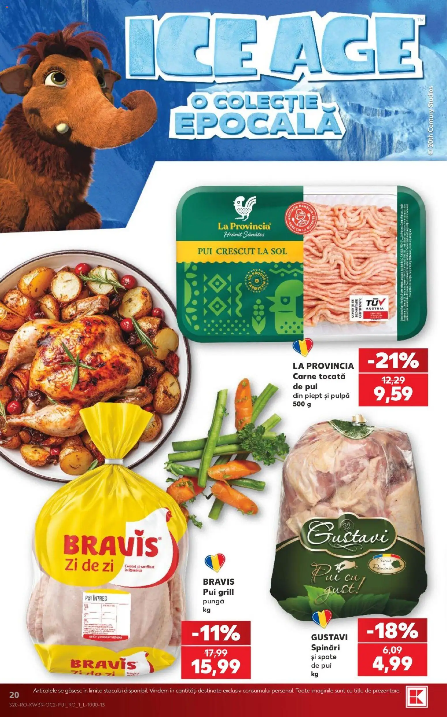 Kaufland RO akciós ujság - amely érvényes a következő dátumtól: 2026.09.23. | Oldal: 20 | Termékek: Grill
