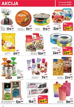 PerSu katalog - pregled PerSu kataloga - važi od 01.07.2026 | Strana: 6 | Proizvode: Banana, Protein, Ovsena kaša, Rio mare