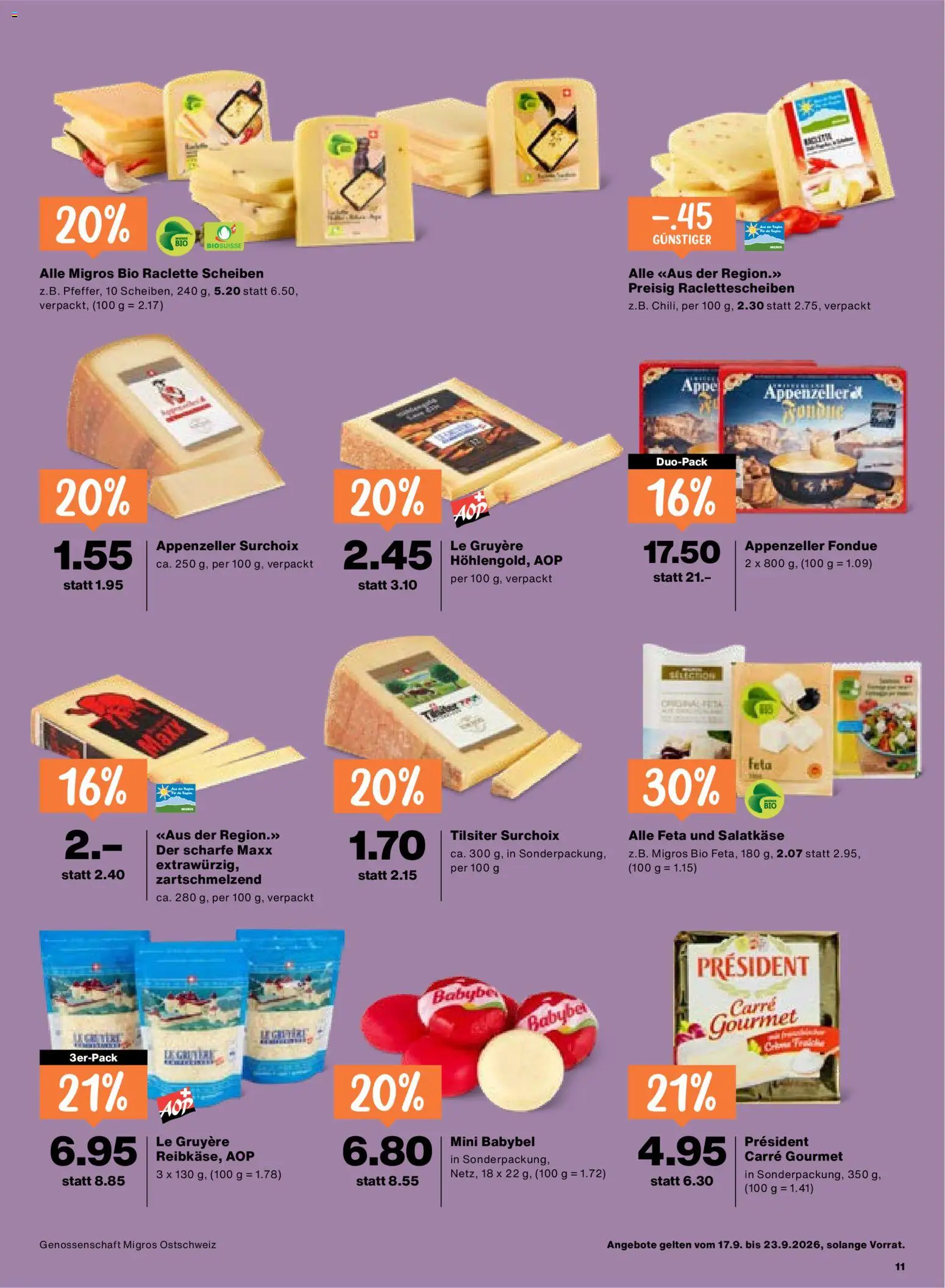 Migros aktionen – gültig ab 17.09.2026 | Seite: 11