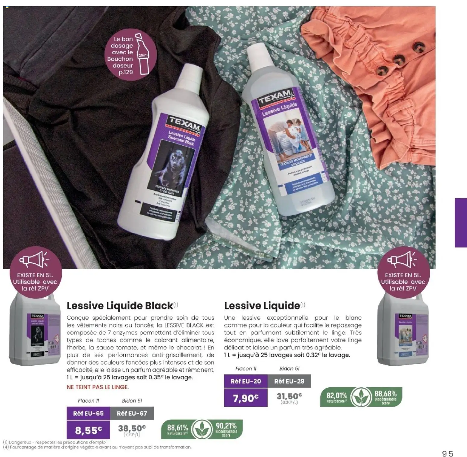 {H1} | Page: 95 | Produits: Parfum, Lessive Liquide, Lessive, Vêtements