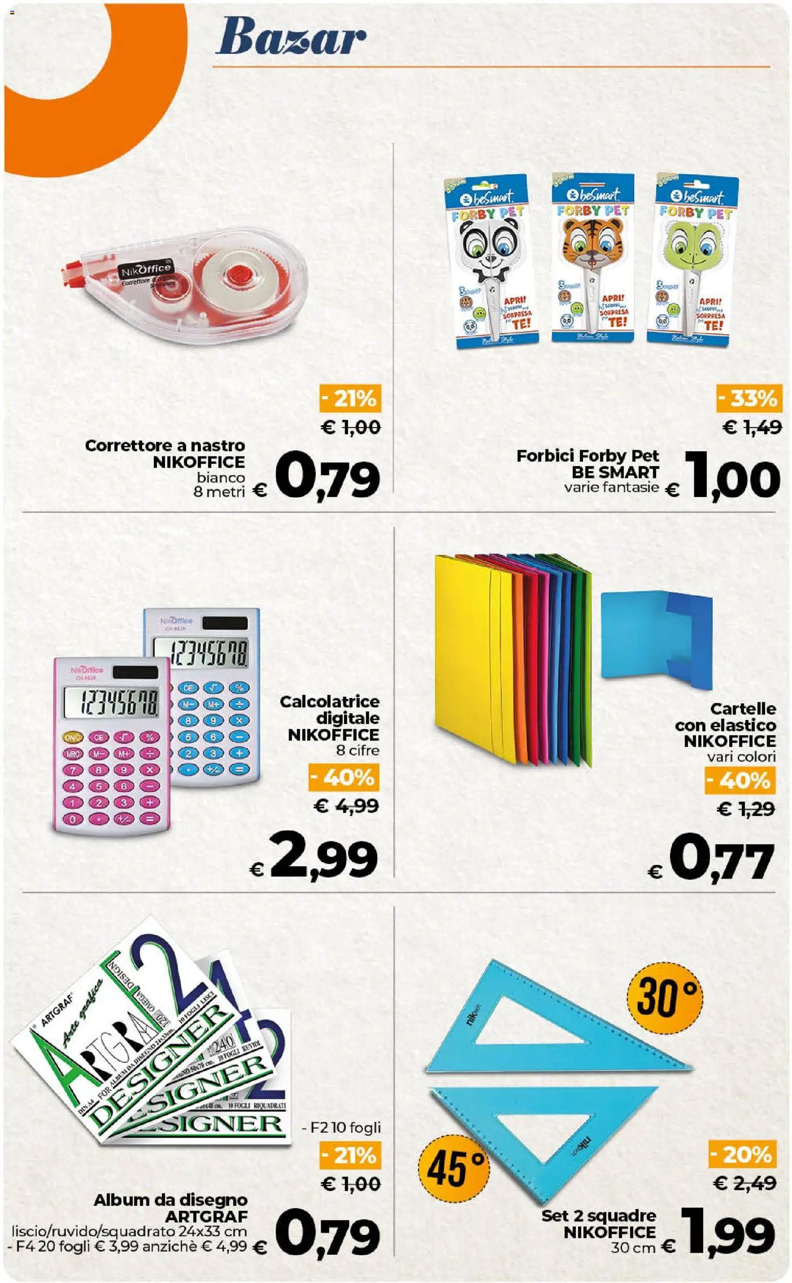 Volantino Ipercoop del 01/09/2026 | Pagina: 58 | Prodotti: Tè, Calcolatrice, Correttore