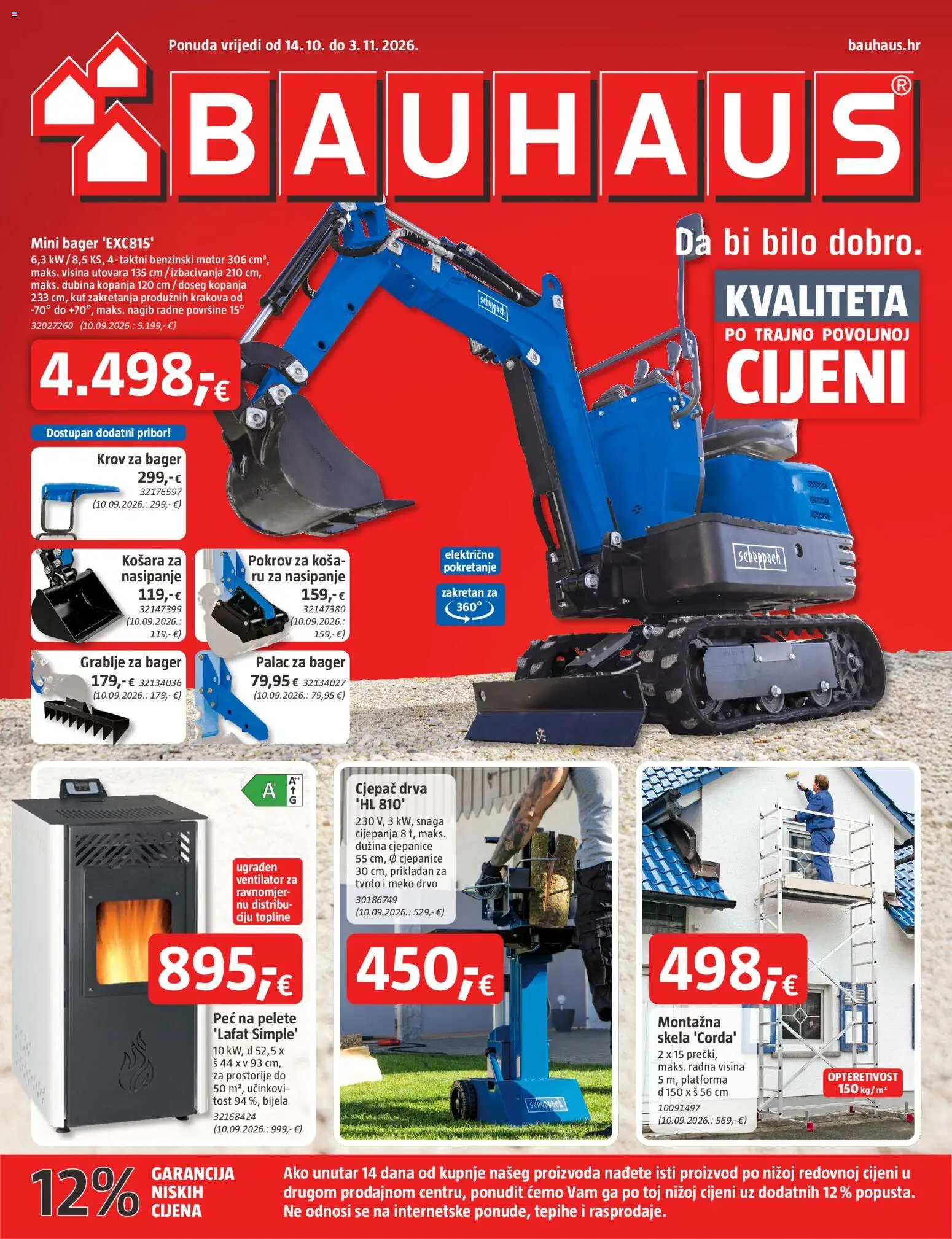 Bauhaus katalog | vrijedi od 14.10.2026 | Stranica: 1
