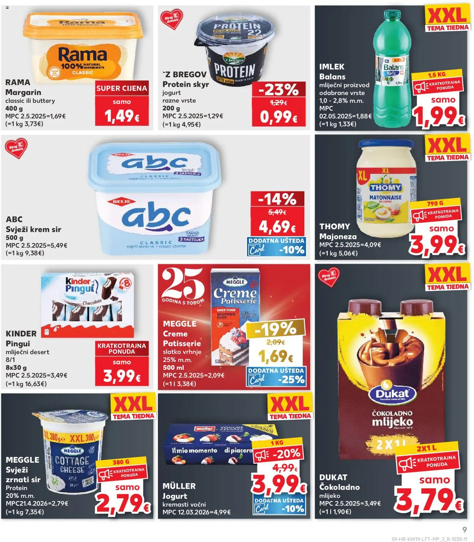 Kaufland HR akciós ujság - amely érvényes a következő dátumtól: 06.05.2026 | Oldal: 9