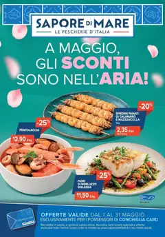 Anteprima del volantino Sapore di mare volantino Maggio valido a partire dal 01.05.2026