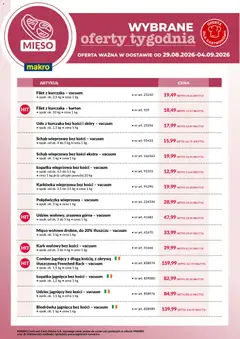 Pogląd oferty "Makro gazetka - Wybrane oferty tygodnia w dostawie" - ważna od 29.08.2026