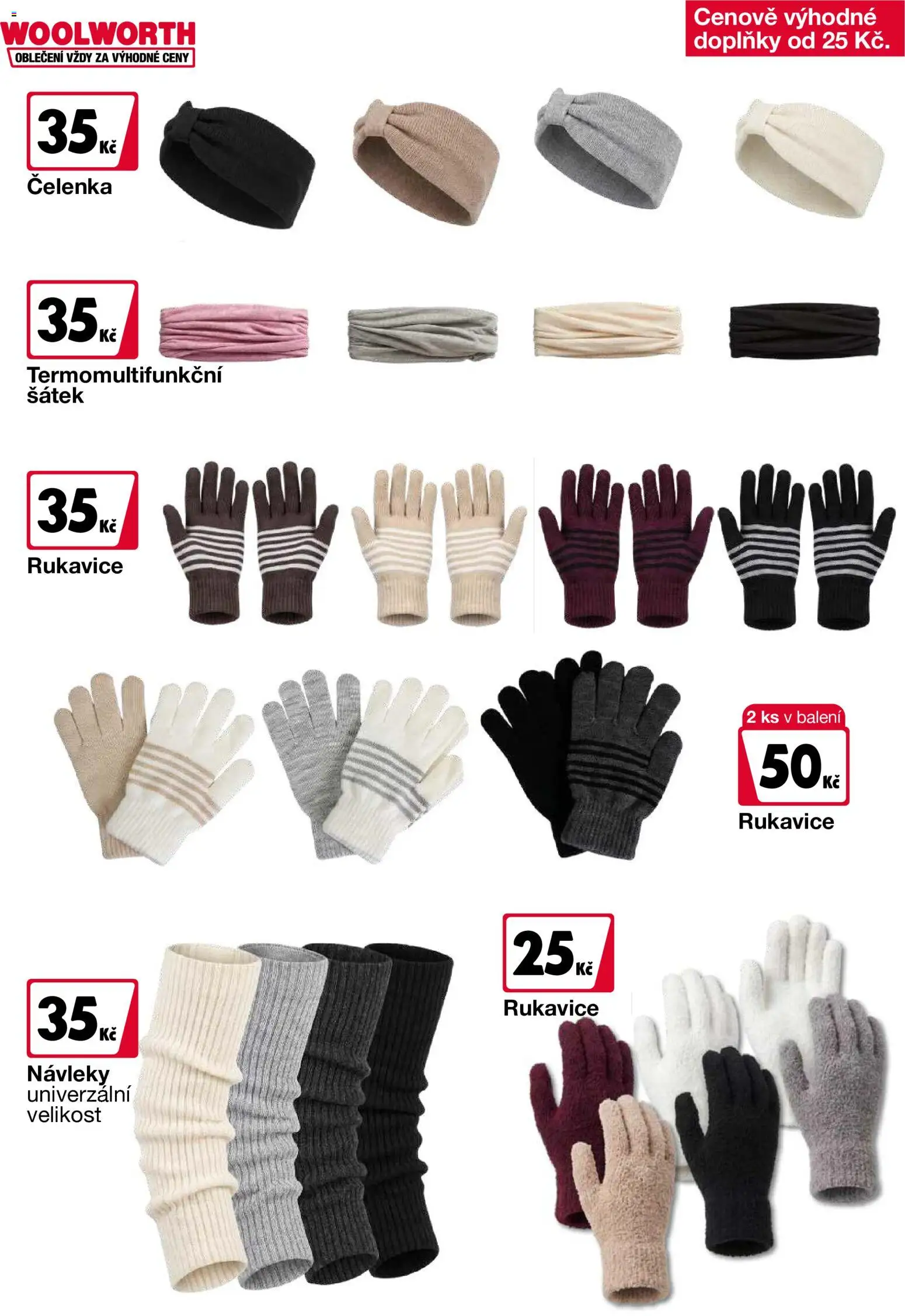 Woolworth leták od 02.10.2026 | Strana: 7 | Produkty: Čelenka, Šátek, Rukavice, Oblečení