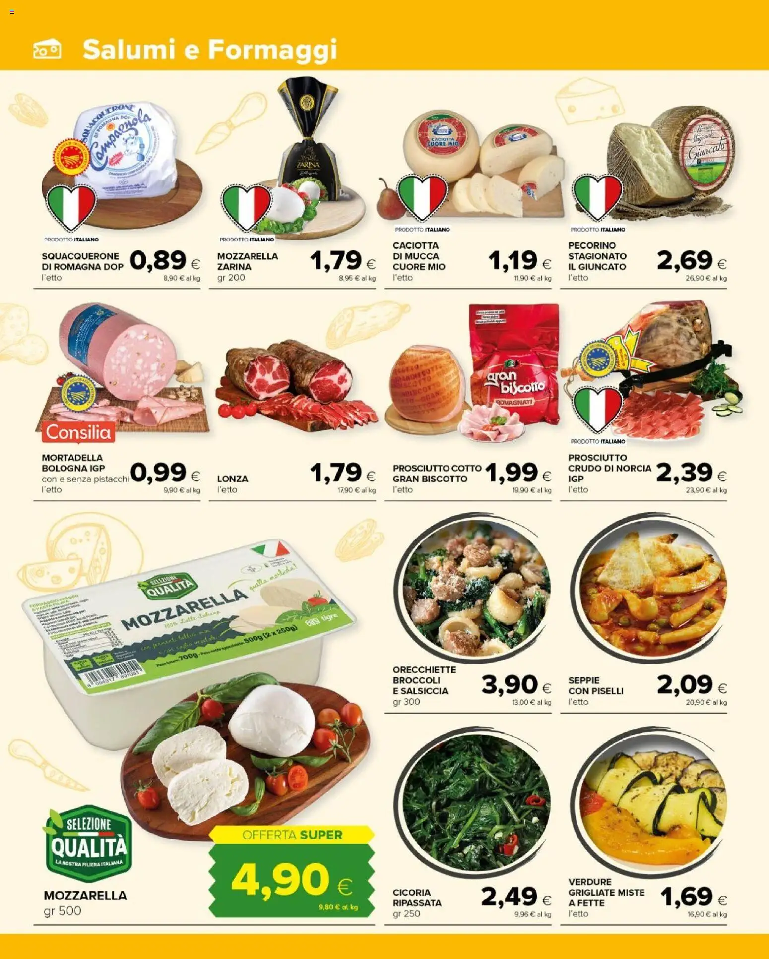 Volantino Tigre del 06.05.2026 | Pagina: 4 | Prodotti: Prosciutto Cotto, Prosciutto, Salsiccia, Piselli
