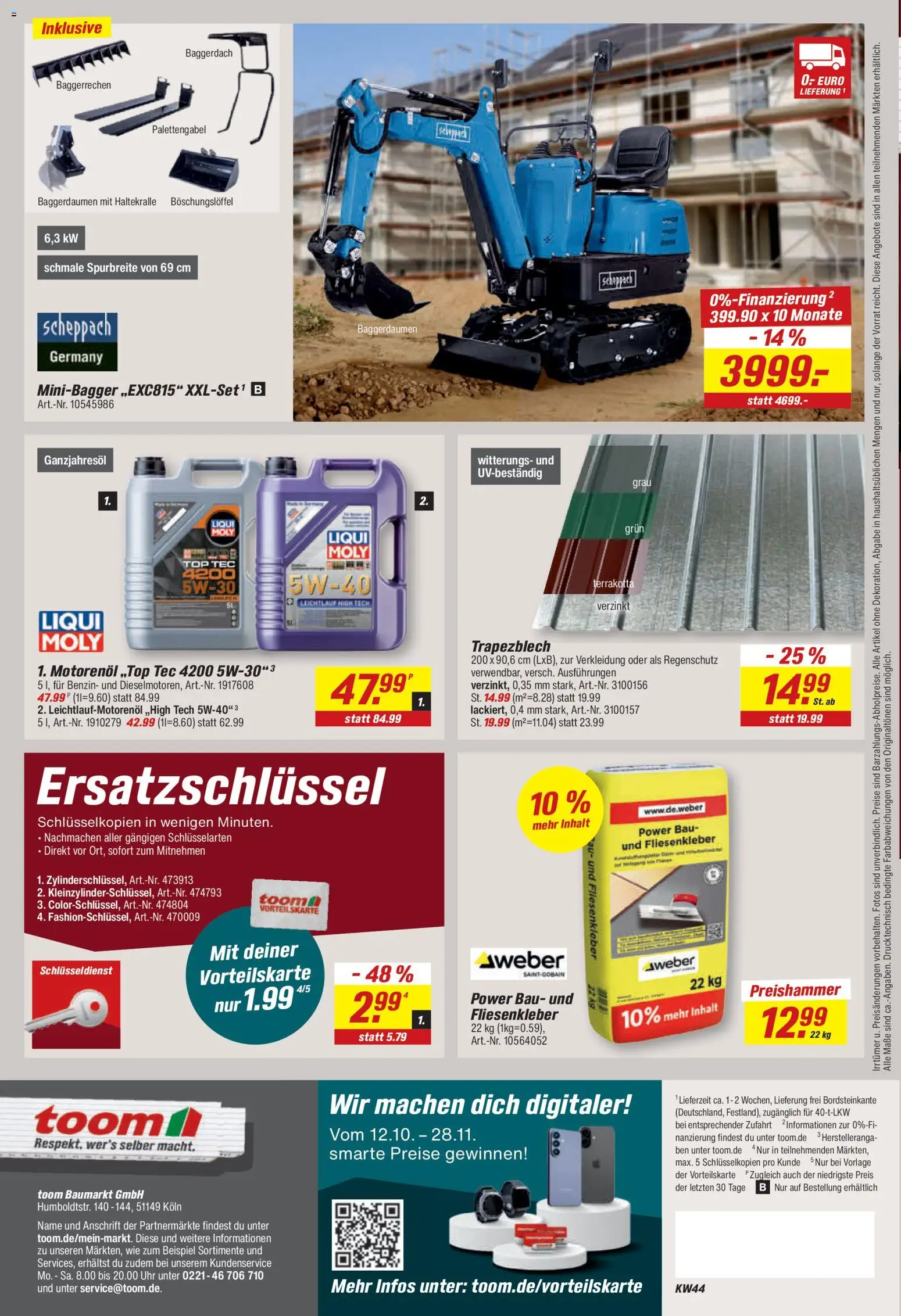 Toom Baumarkt Prospekt – gültig ab 26.10.2026 | Seite: 22