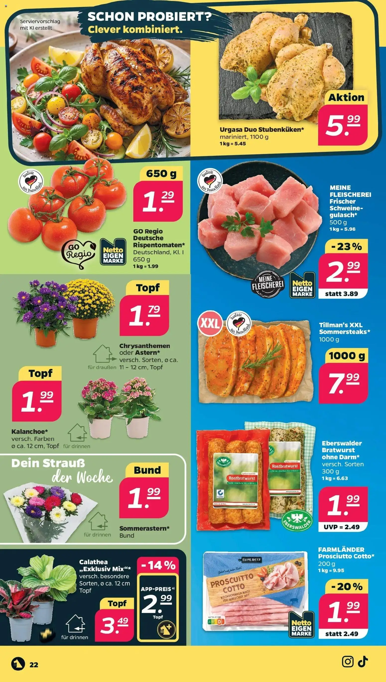 Netto - Netto APS : Wochenangebote ab 10.08.2026 → Angebote nächste Woche | Seite: 26 | Produkte: Bratwurst