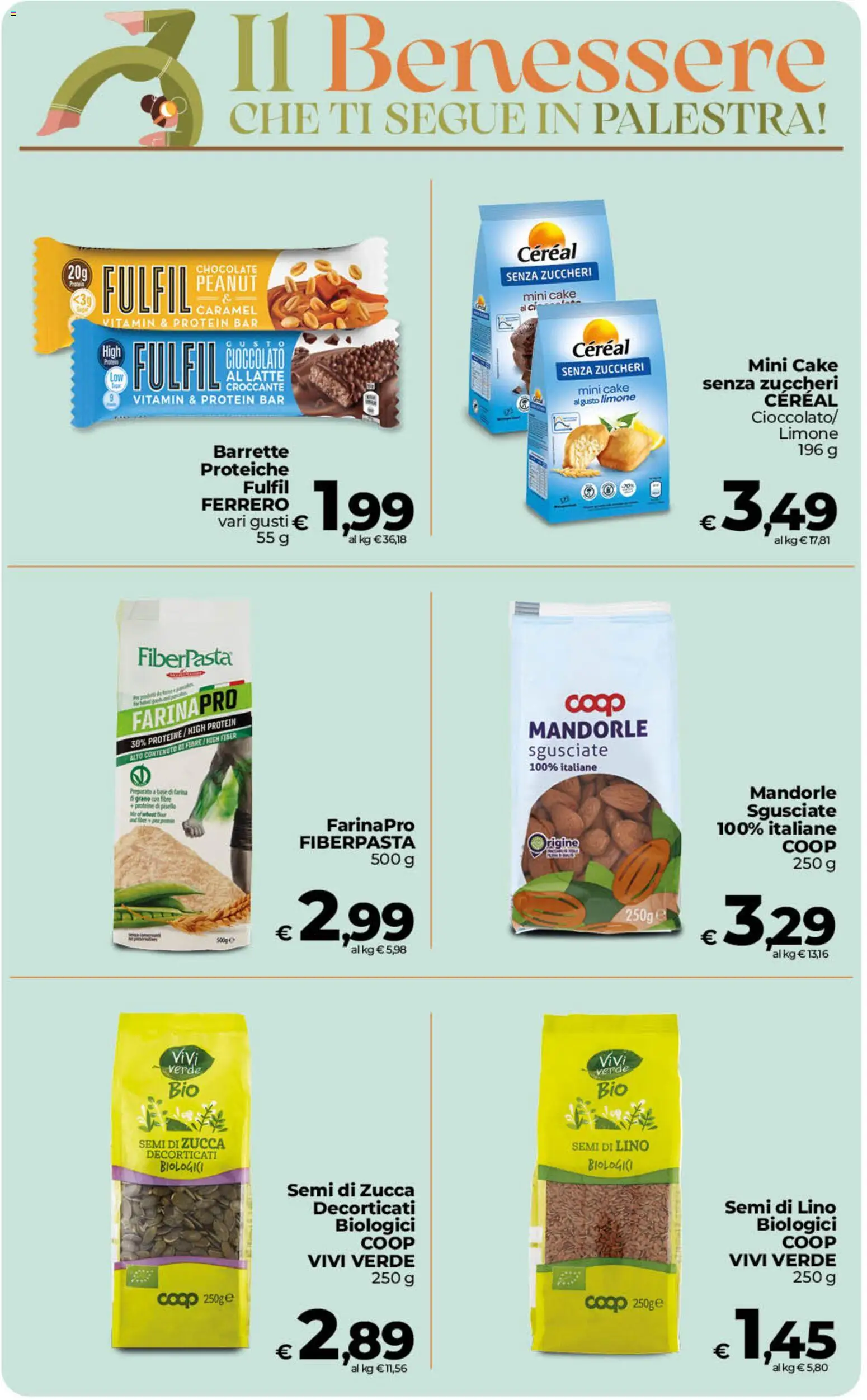 Volantino COOP del 22/09/2026 | Pagina: 21 | Prodotti: Latte, Limone, Farina, Mandorle