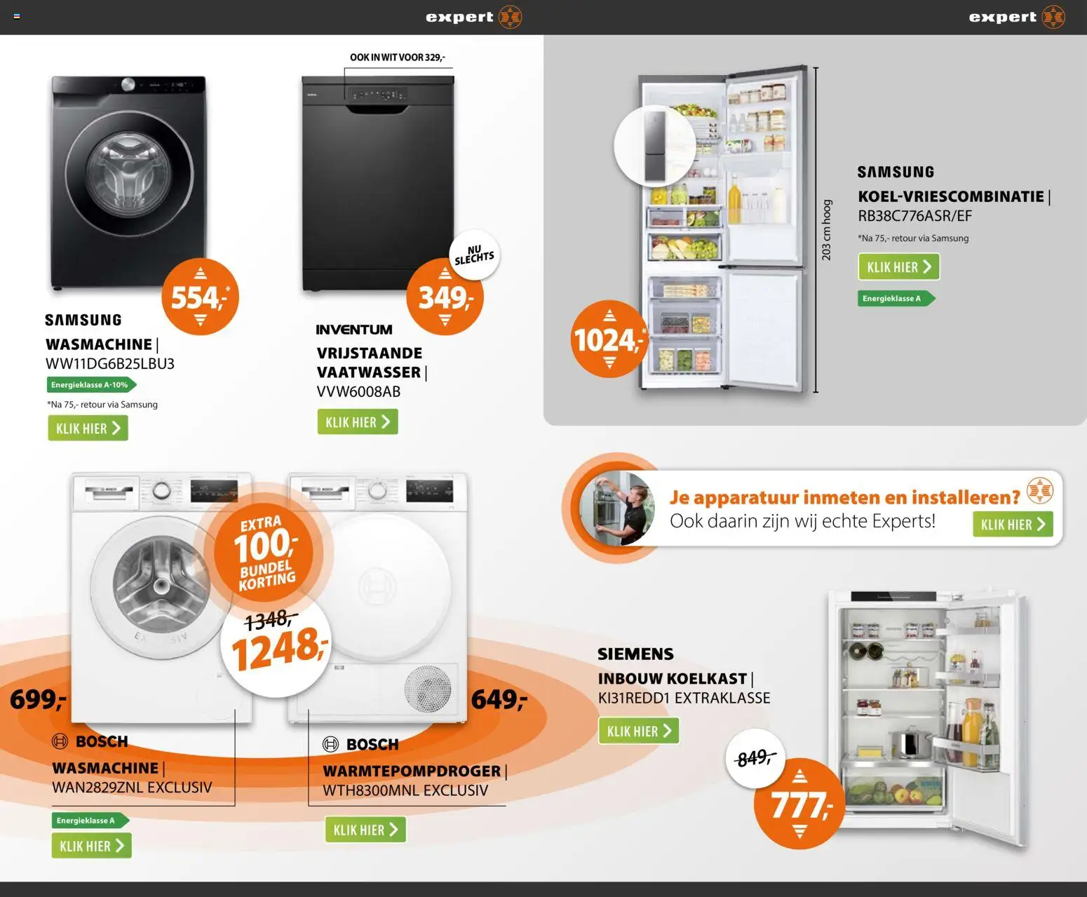 {H1} | Pagina: 10 | Producten: Koelkast, Wasmachine, Vaatwasser