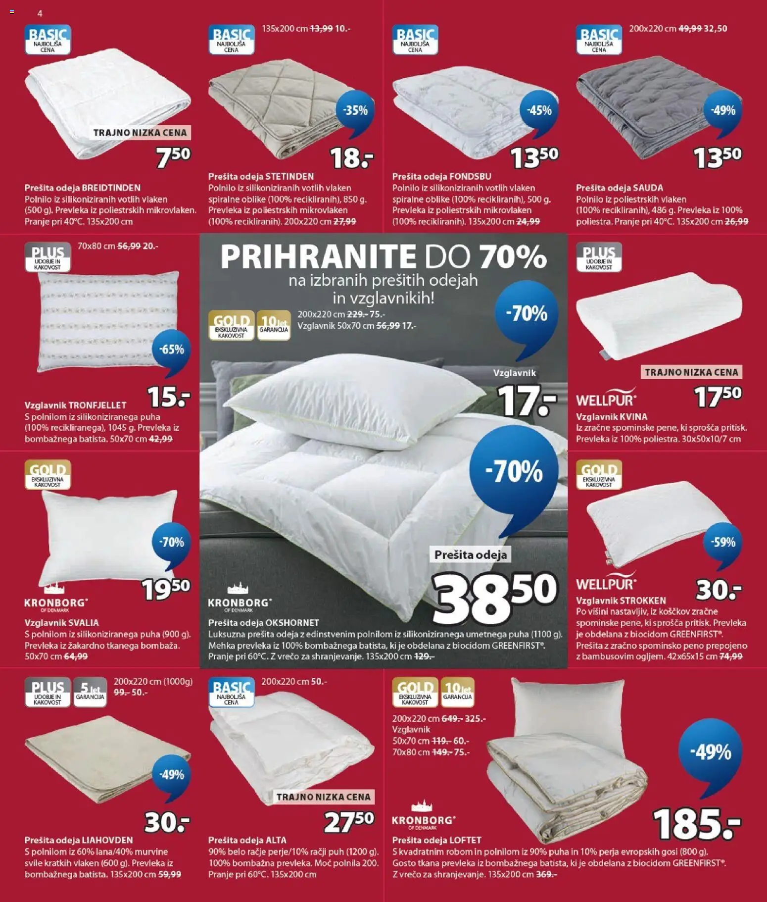 Novi JYSK katalog ponudbe – veljaven od 15.07.2026 | Stran: 4