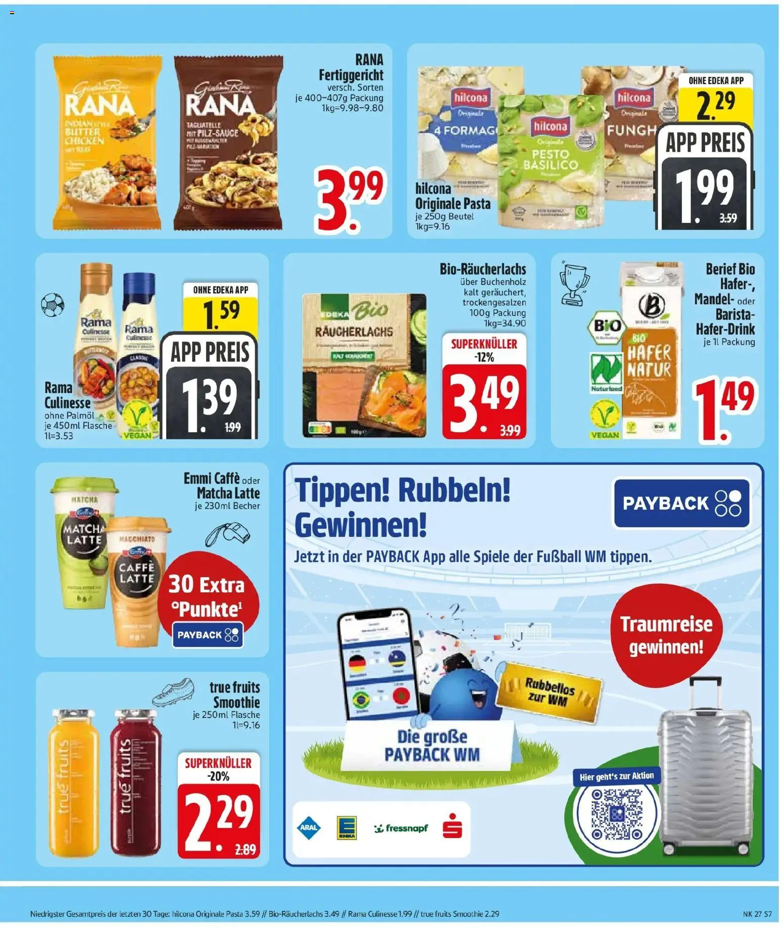 Edeka - EDEKA: Wochenangebote – gültig ab 28.06.2026 | Seite: 9 | Produkte: Rama, Haferdrink, Fußball, Räucherlachs