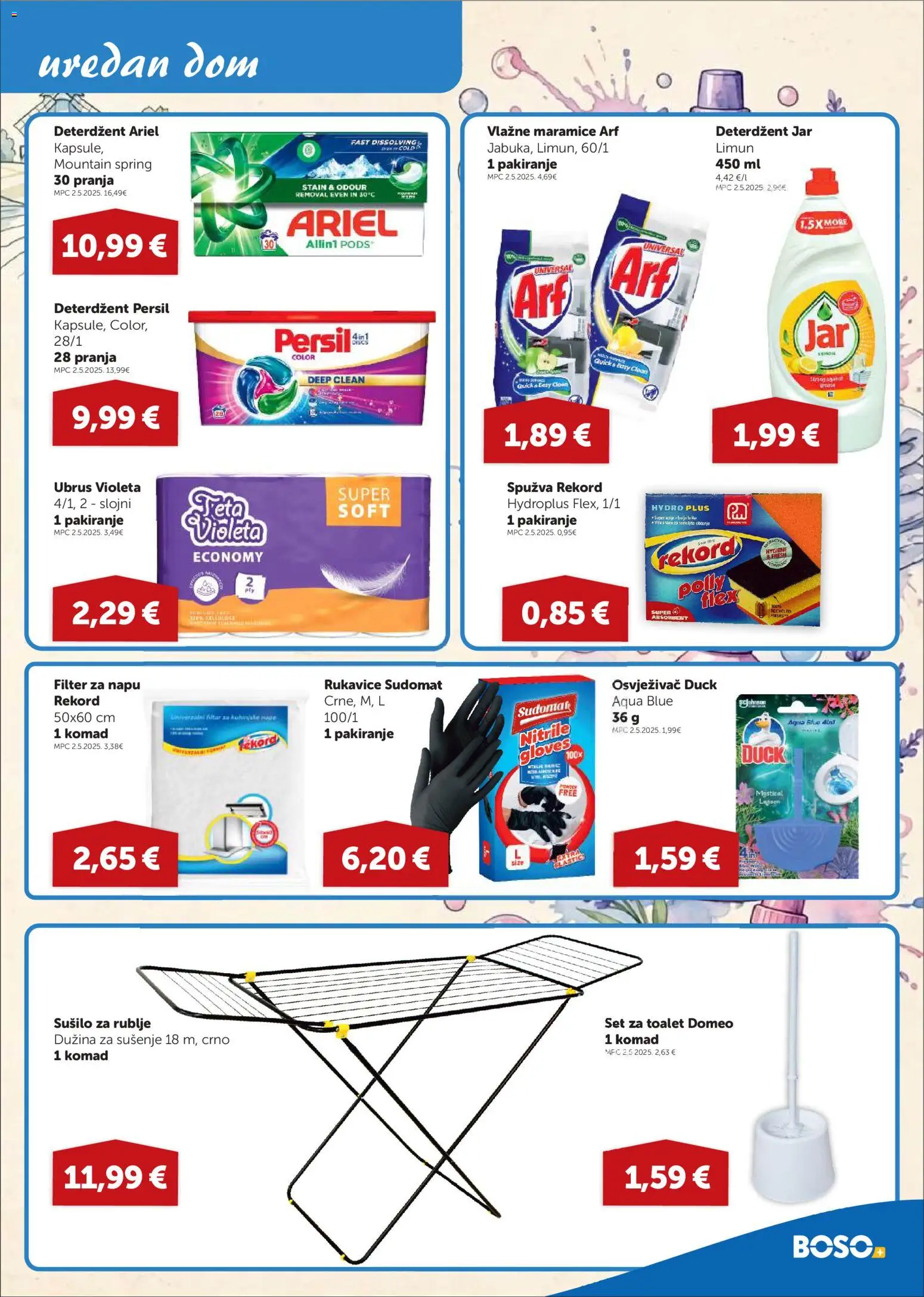 Boso katalog | vrijedi od 03.09.2026 | Stranica: 14 | Proizvodi: Vlažne maramice, Deterdžent, Maramice, Persil