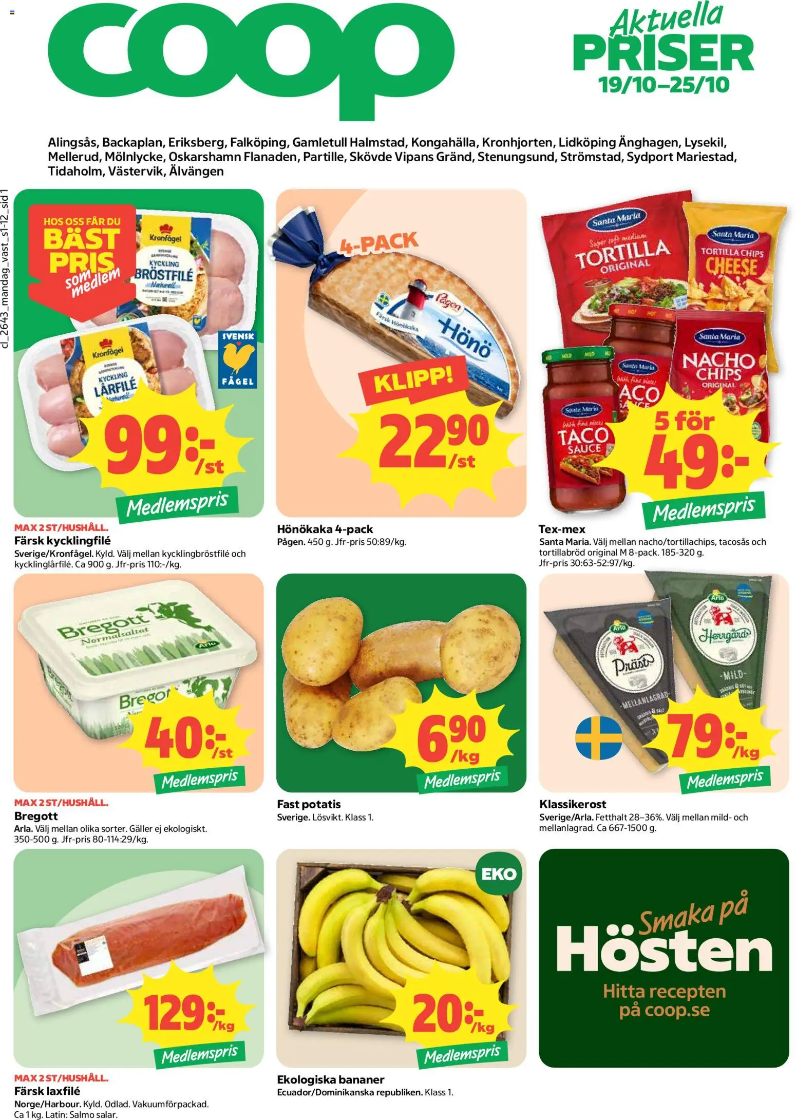 Coop reklamblad aktuell från 19/10/2026 | Sida: 1