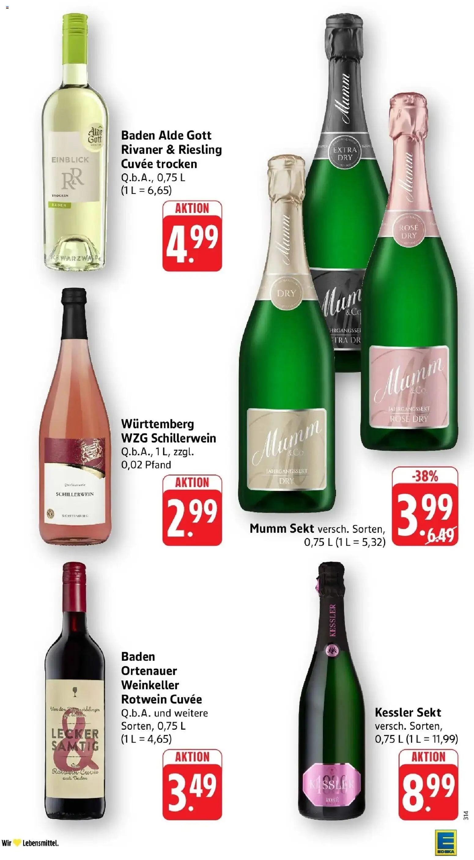 E center - E center: Wochenangebote – gültig ab 28.06.2026 | Seite: 34 | Produkte: Mumm sekt, Rotwein, Sekt