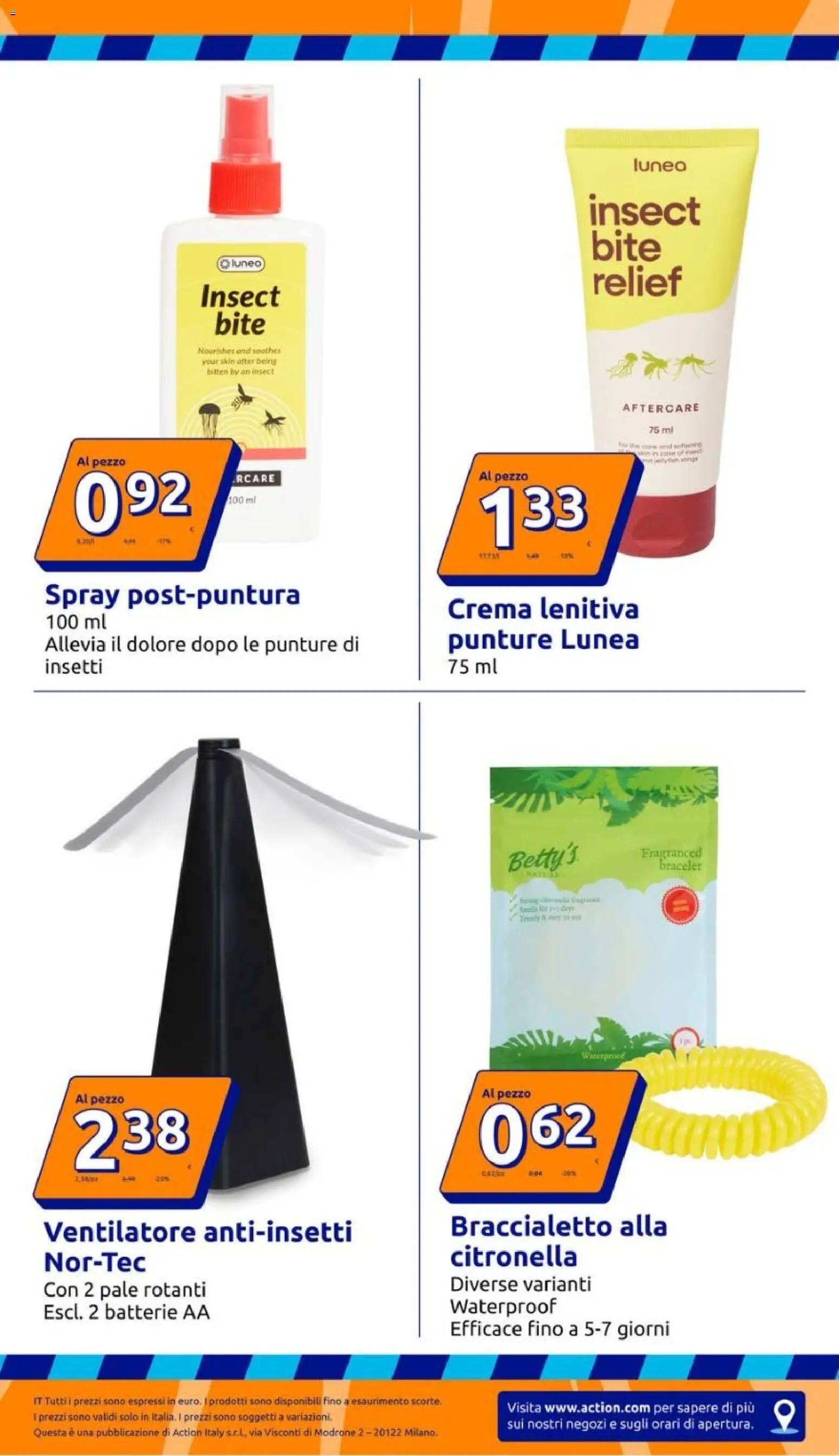 Volantino Action del 20.05.2026 | Pagina: 29 | Prodotti: Crema, Ventilatore, Citronella, Batterie