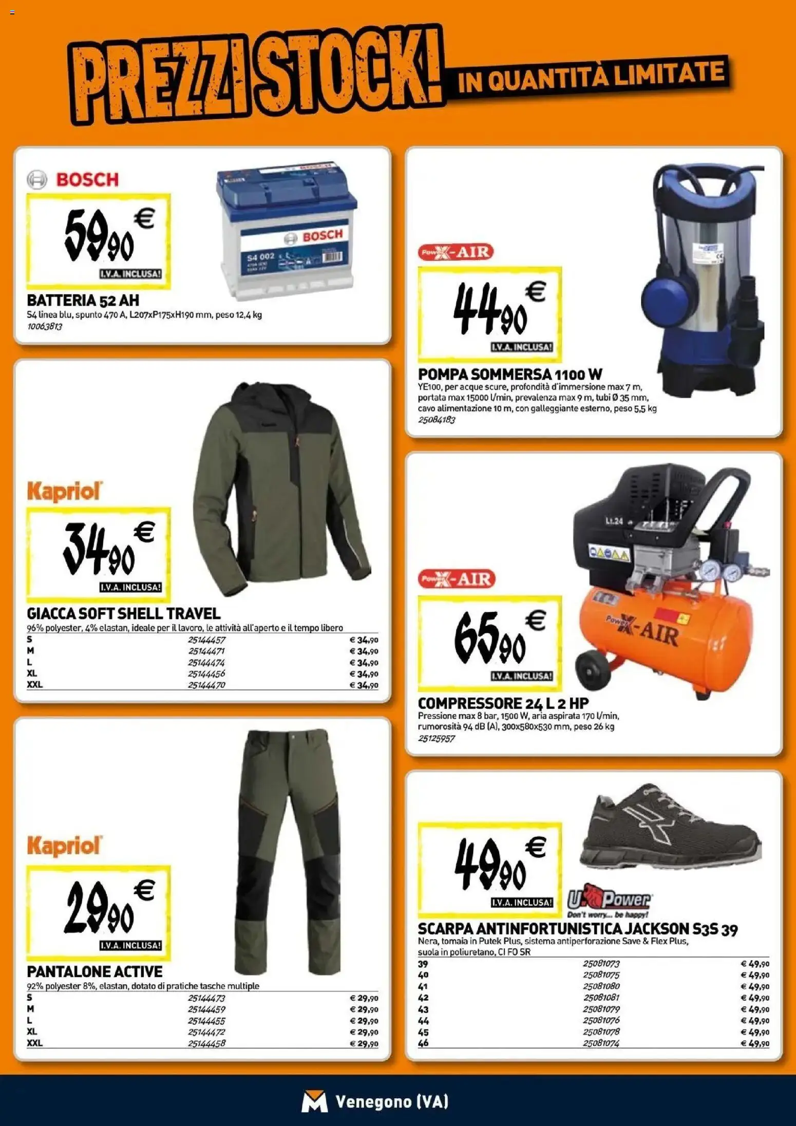 Nuovo TECNOMAT - Straordinari prezzi stock! dal 24/09/2026 > offerte anteprima 🛍️ | Pagina: 19 | Prodotti: Cavo, Tubi, Tasche, Batteria