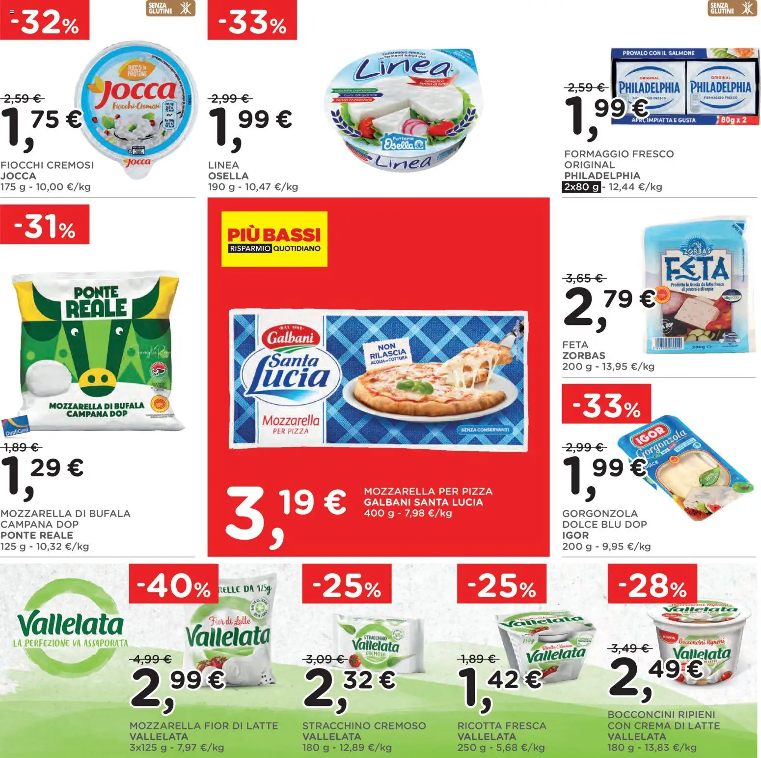 Volantino Poli del 22.04.2026 | Pagina: 11 | Prodotti: Pizza, Acqua, Mozzarella, Latte