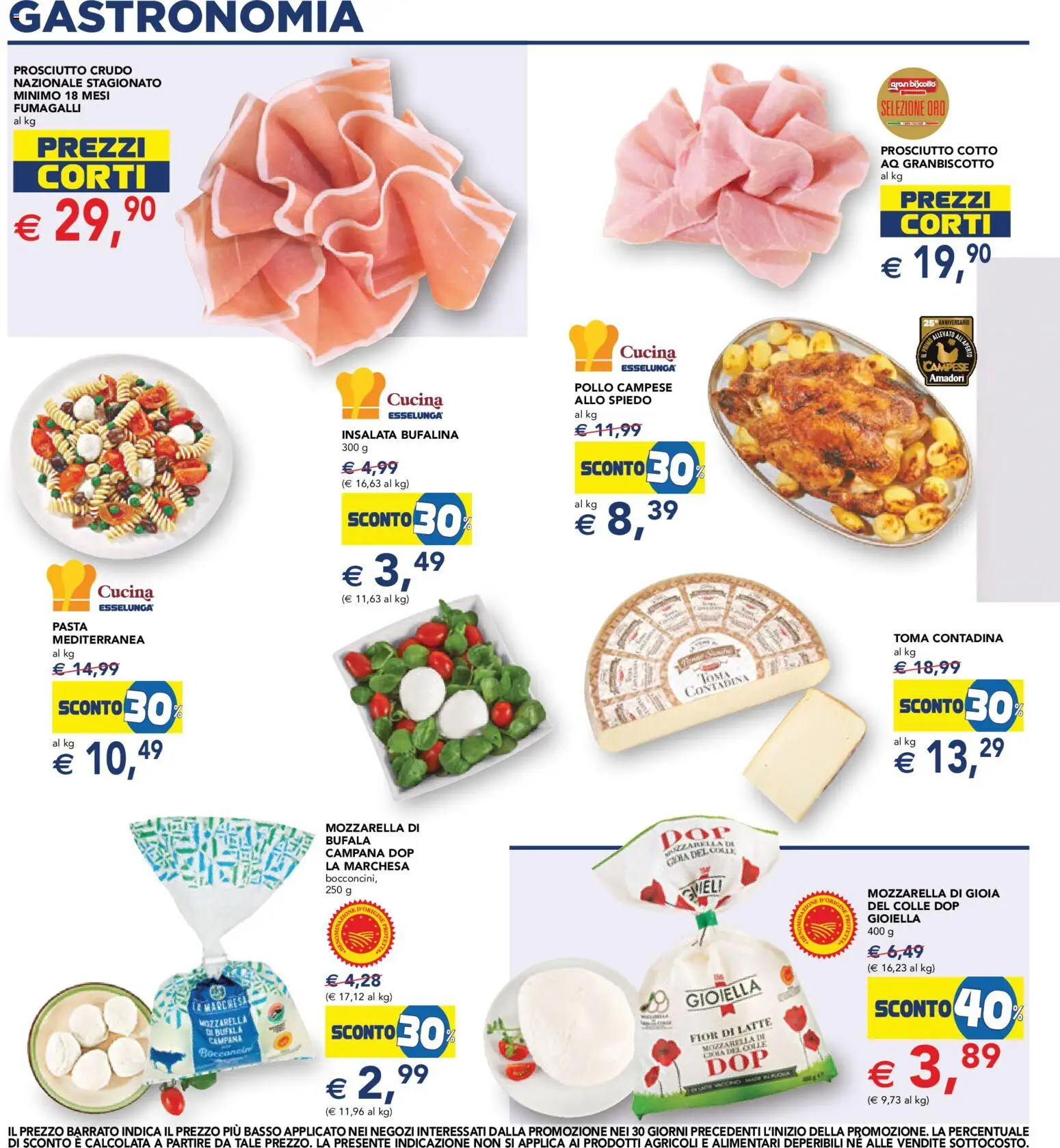Volantino Esselunga S del 24/06/2026 | Pagina: 6 | Prodotti: Prosciutto Cotto, Latte, Prosciutto, Pasta