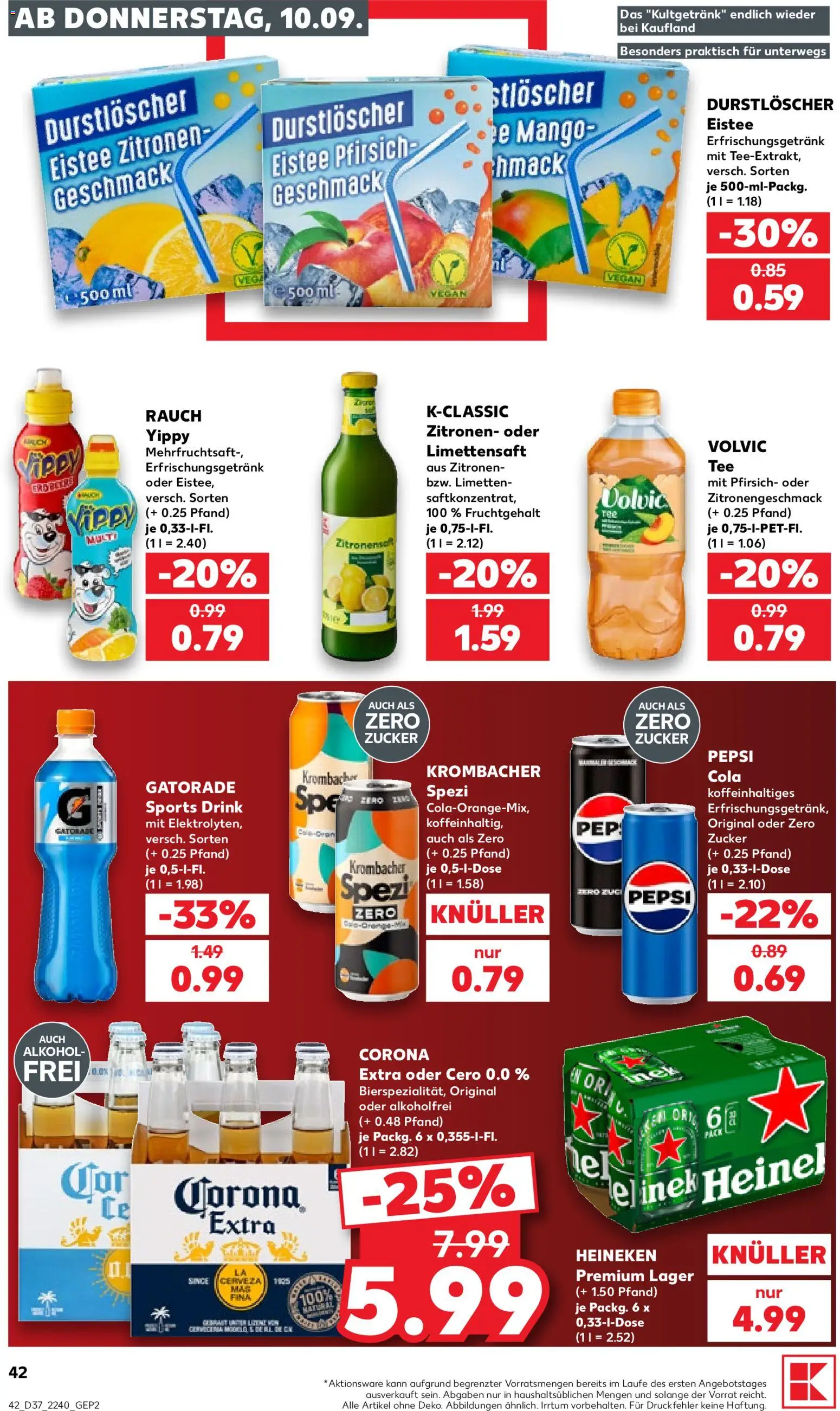 {H1} | Pagina: 42 | Producten: Pepsi, Gatorade, Pepsi Zero, Mango