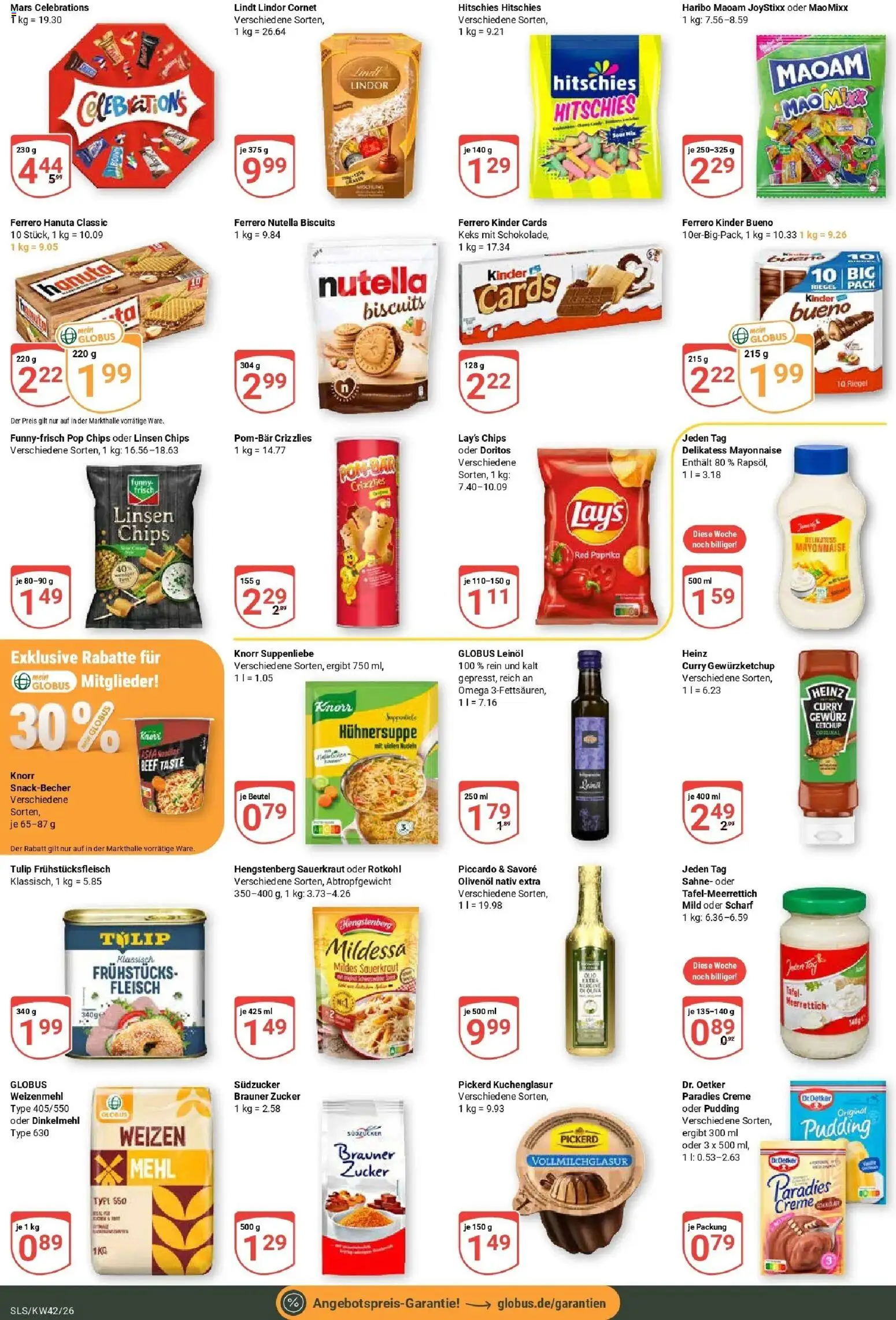 Globus Prospekt Saarlouis (ab 12.10.2026) » Angebote online | Seite: 16 | Produkte: Mehl, Knorr, Creme, Paprika