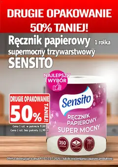 Pogląd oferty "Prim Market promocja - Ręcznik Papierowy Supermocny Sensilo" - ważna od 10.07.2026