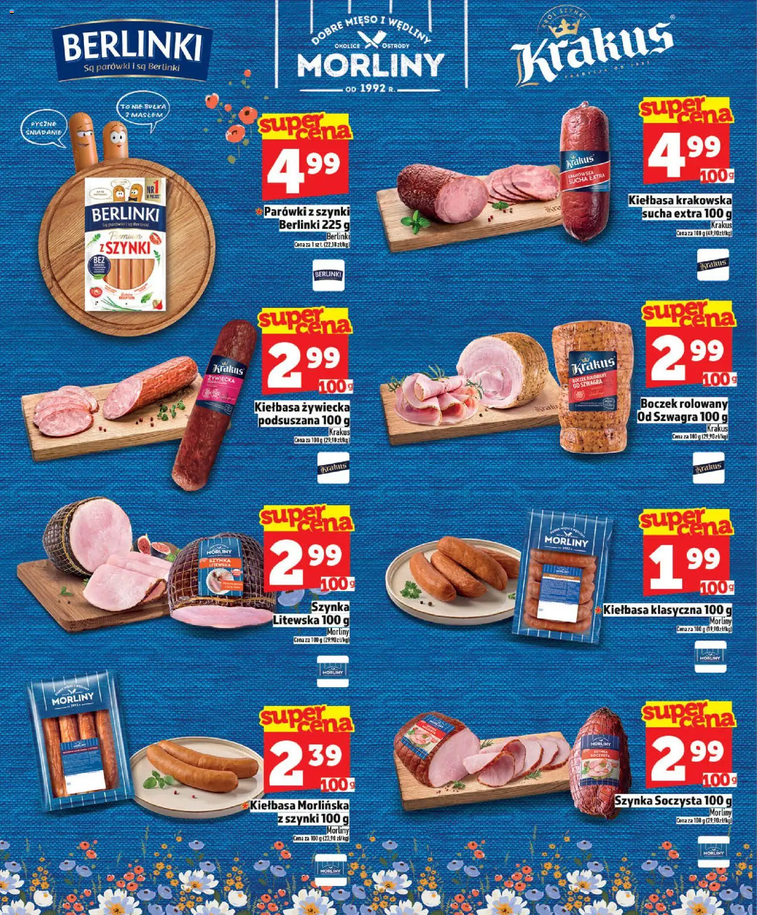 Topaz gazetka - MAZ od 21.05.2026 | Strona: 14 | Produkty: Kiełbasa, Parówki z szynki, Kiełbasa krakowska, Boczek