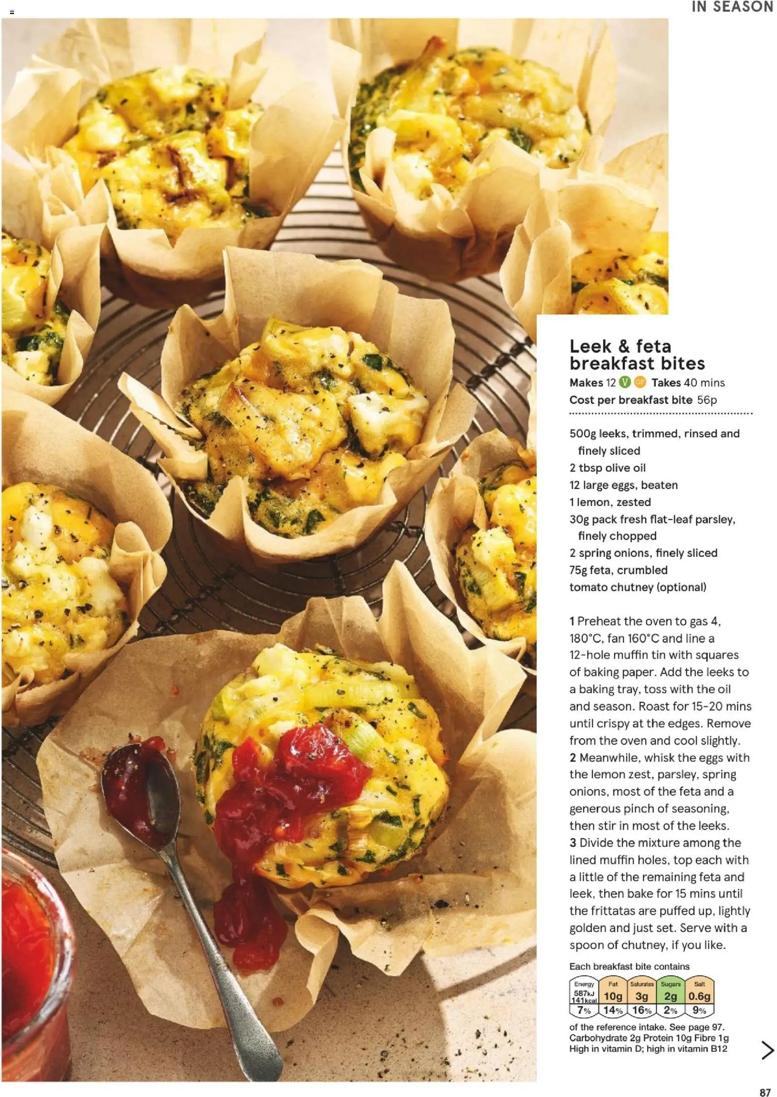 {H1} | Page: 87 | Products: Eggs, Oil, Leek, Fan
