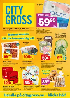 City Gross erbjudanden - Förhandsvisning av reklamblad från butik City Gross aktuell från 13/07/2026
