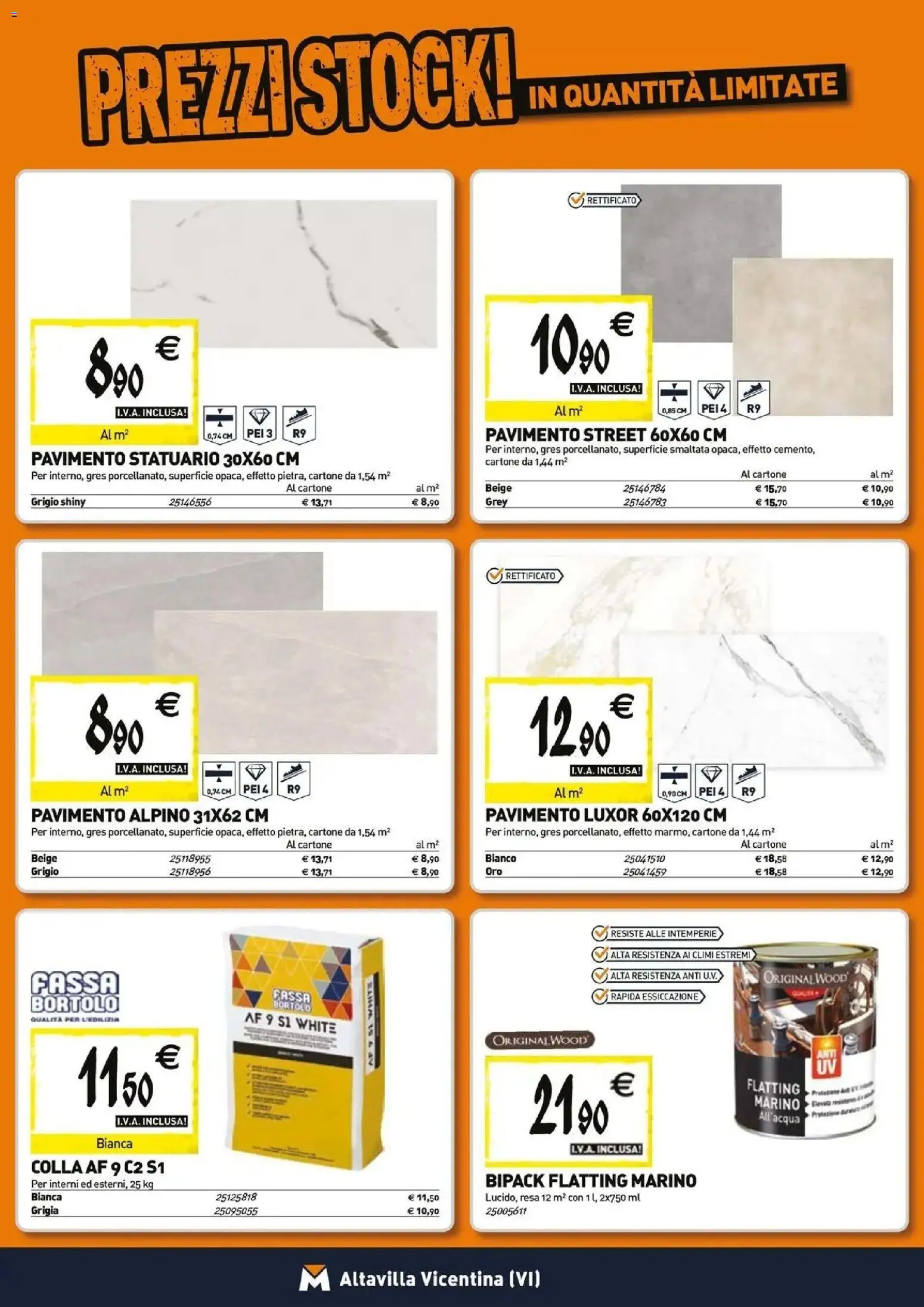 Nuovo TECNOMAT catalogo Altavilla Vicentina dal 29/10/2026 > offerte anteprima 🛍️ | Pagina: 13 | Prodotti: Pavimento, Colla