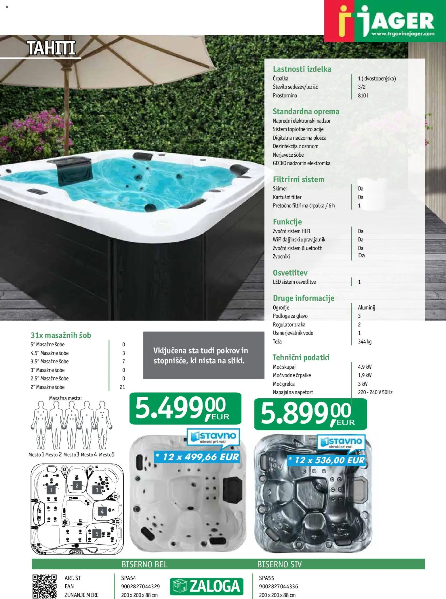 Novi Jager katalog ponudbe – veljaven od 21.08.2026 | Stran: 39 | Izdelki: Črpalka, Teza, Podloga