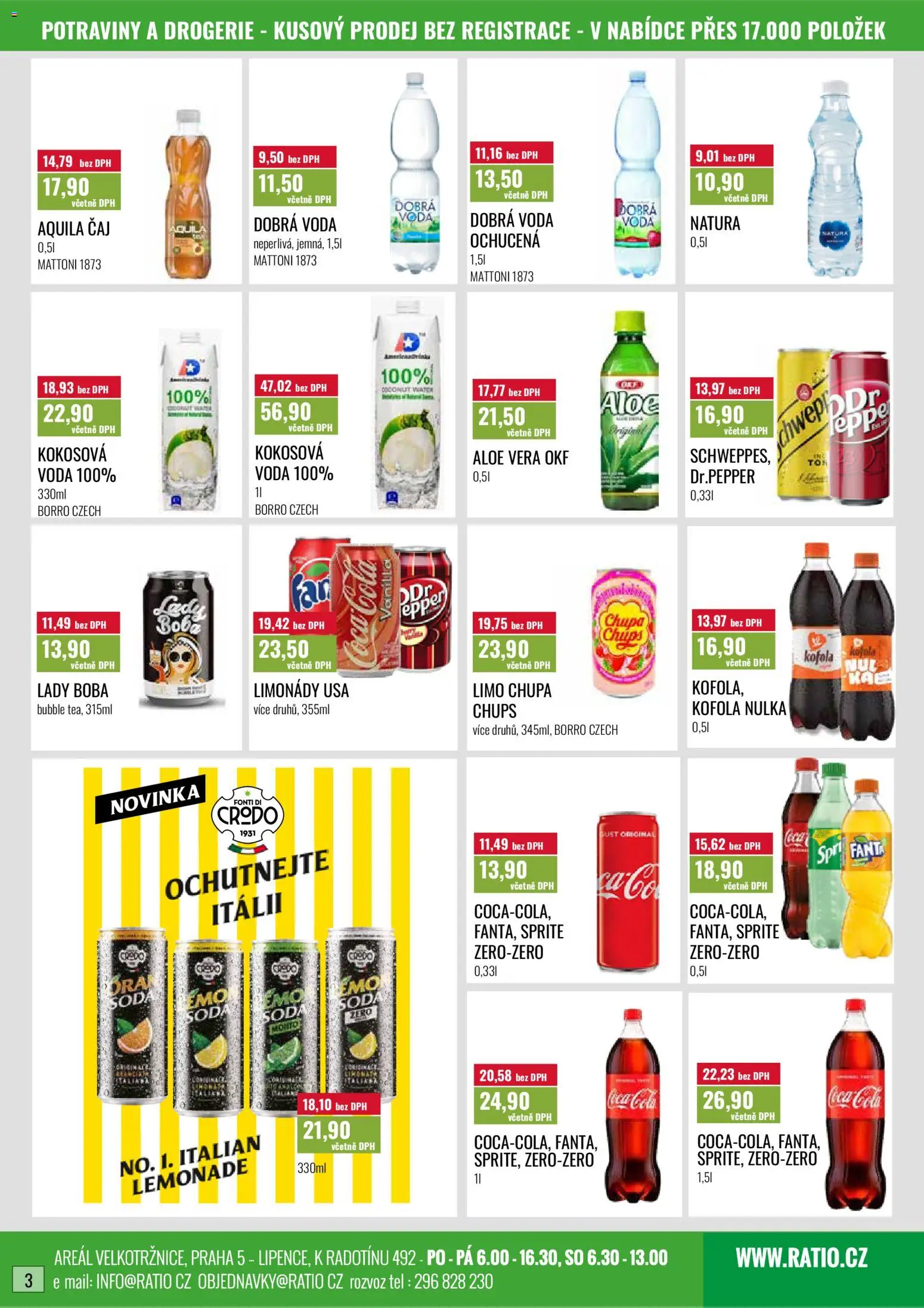 Ratio leták od 01.06.2026 | Strana: 4 | Produkty: Fanta, Sprite, Potraviny, Aquila