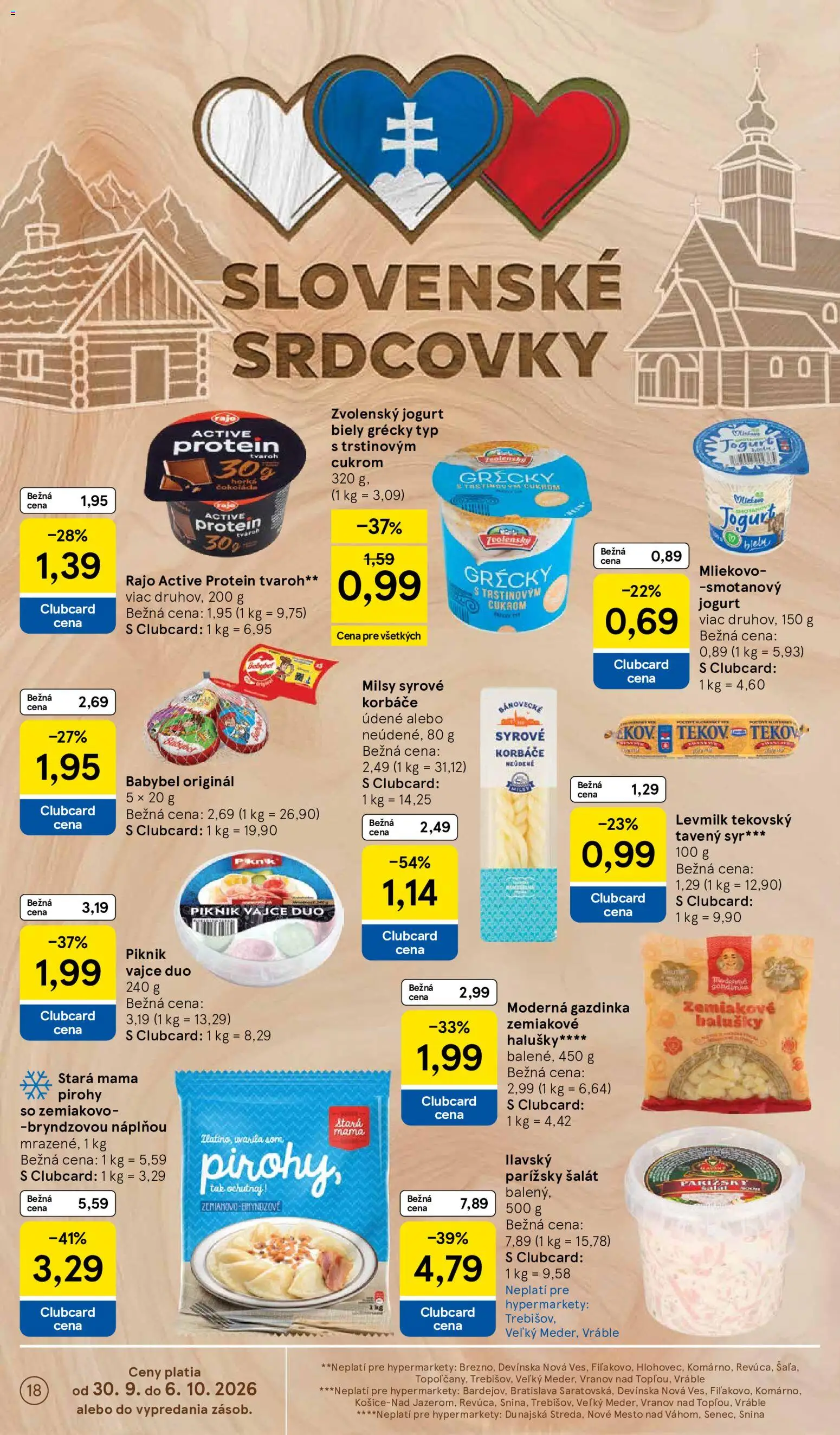 Nové Tesco akcie – leták je platný od 30.09.2026 | Strana: 18