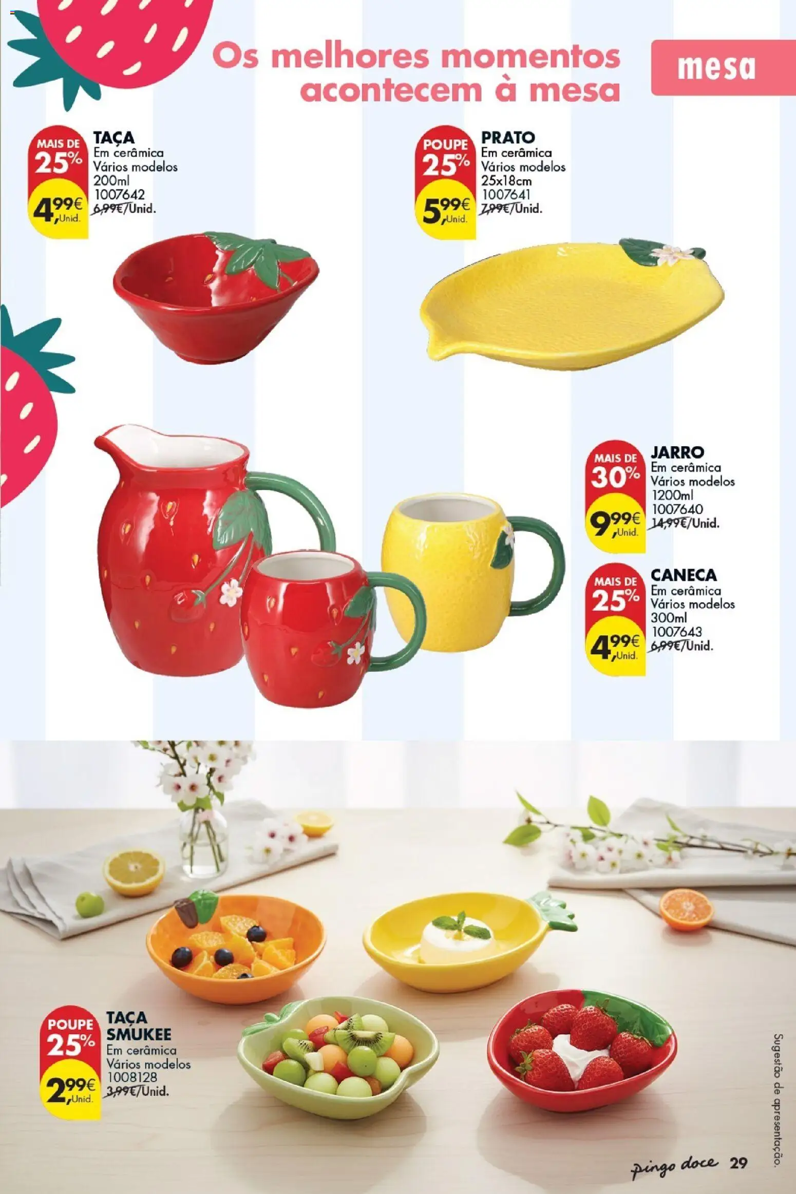 Pingo Doce Bazar Verão 2 │ válido de 30/06/2026 | Página: 29 | Produtos: Caneca, Mesa