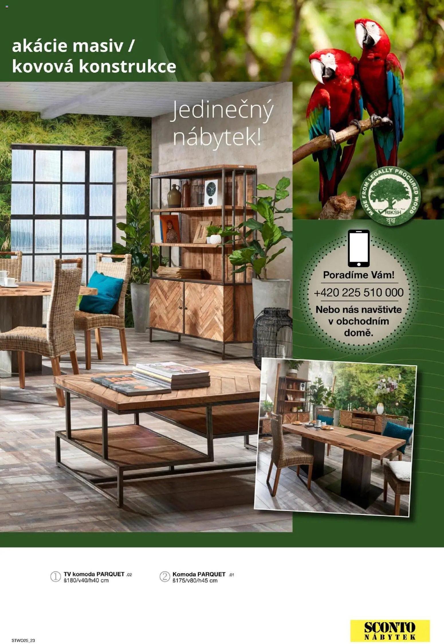 Sconto nábytek katalog - Nábytek z masivu od 01.01.2026 | Strana: 23 | Produkty: Tv, Nábytek, Komoda