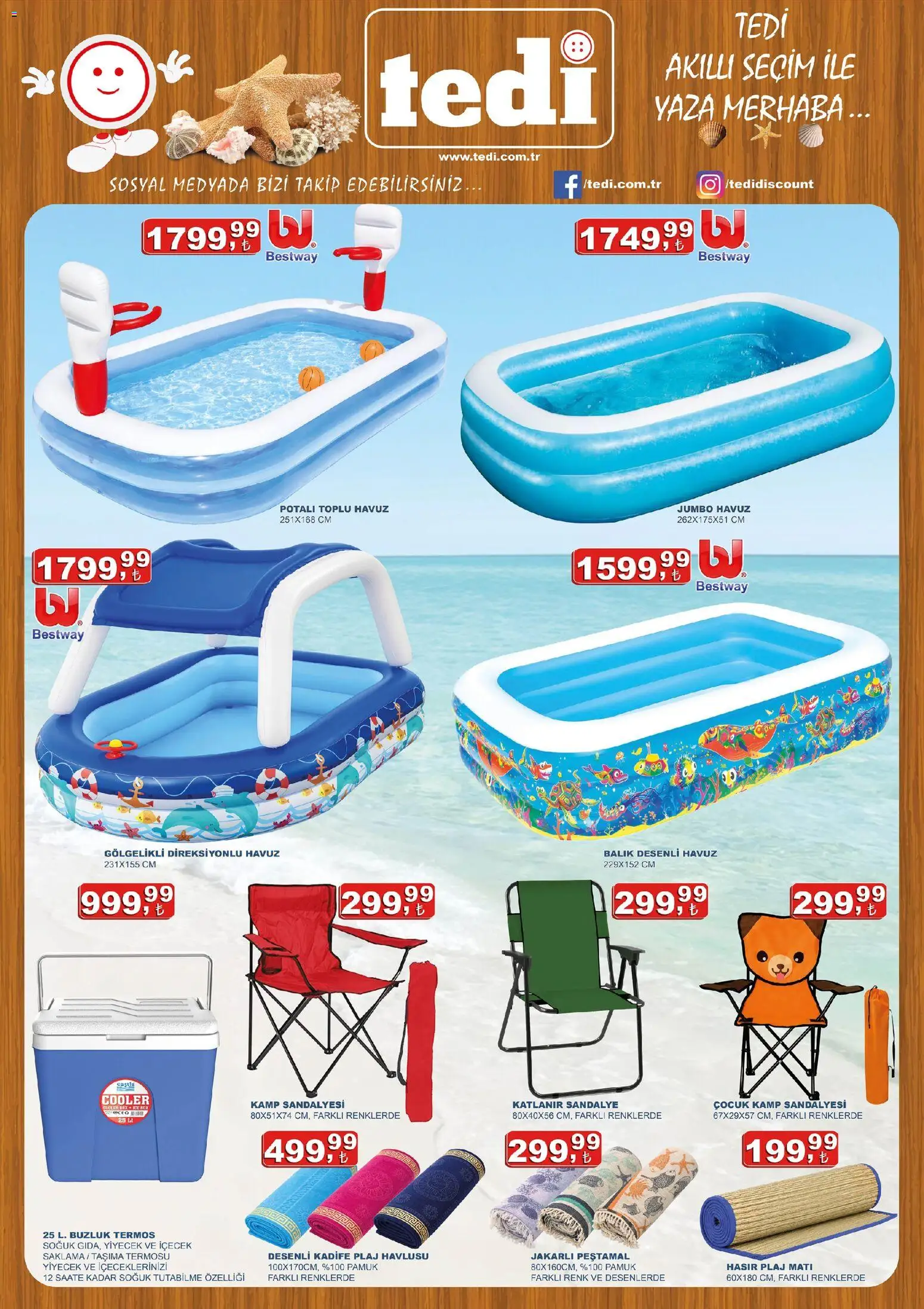 Tedi  Katalog - 08 Temmuz 2026 tarihinden itibaren geçerlidir | Sayfa: 1 | Ürünler: Sandalye, Balık, Termos